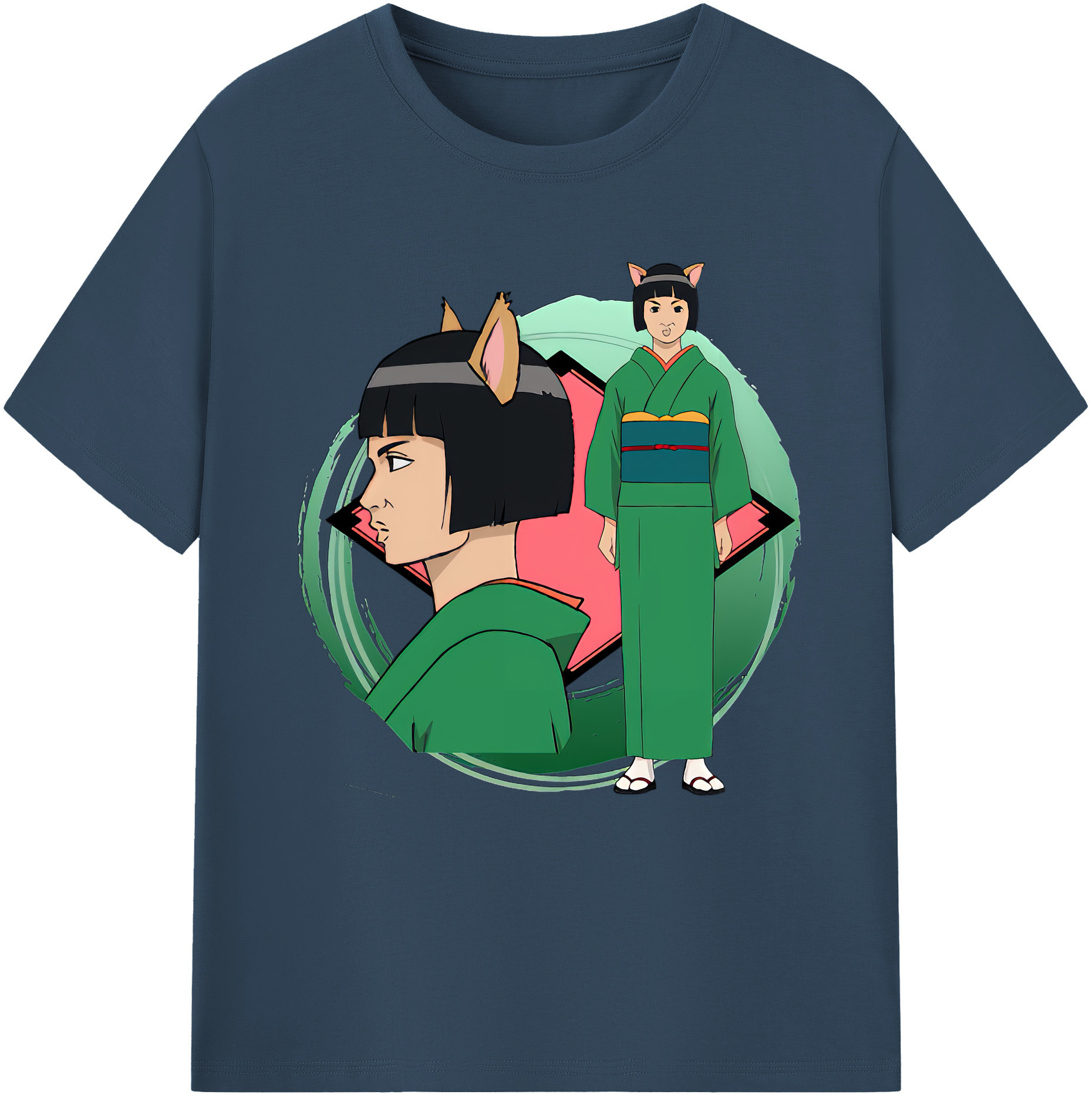 （画像用） ぎんたま 坂田銀時（さかたぎんとき） 神楽 志村新八（しむら しんぱち） GINTAMA Sakata Gintoki Kagura Shimura Shinpachi レディースカジュアルプリントTシャツ（綿100％）