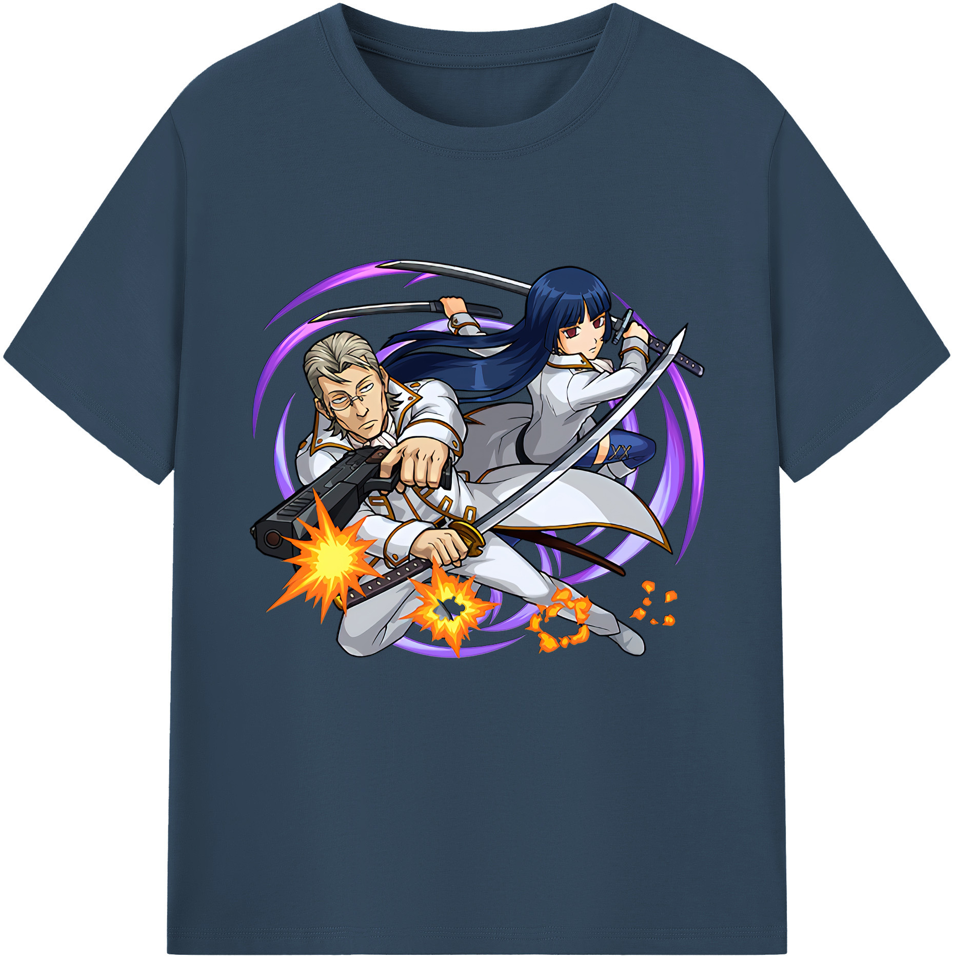 （画像用） ぎんたま 坂田銀時（さかたぎんとき） 神楽 志村新八（しむら しんぱち） GINTAMA Sakata Gintoki Kagura Shimura Shinpachi レディースカジュアルプリントTシャツ（綿100％）