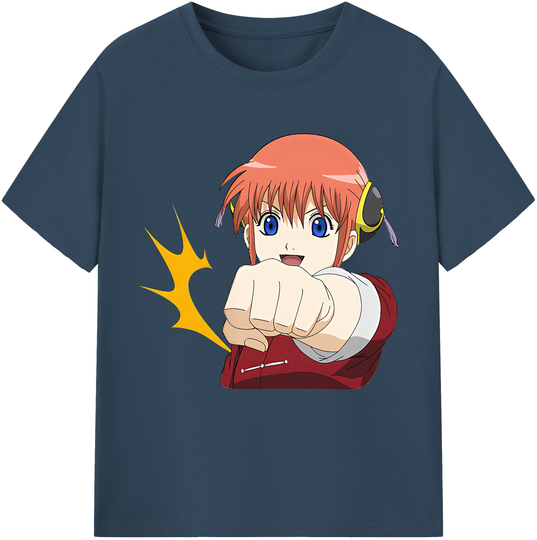 （画像用） ぎんたま 坂田銀時（さかたぎんとき） 神楽 志村新八（しむら しんぱち） GINTAMA Sakata Gintoki Kagura Shimura Shinpachi レディースカジュアルプリントTシャツ（綿100％）