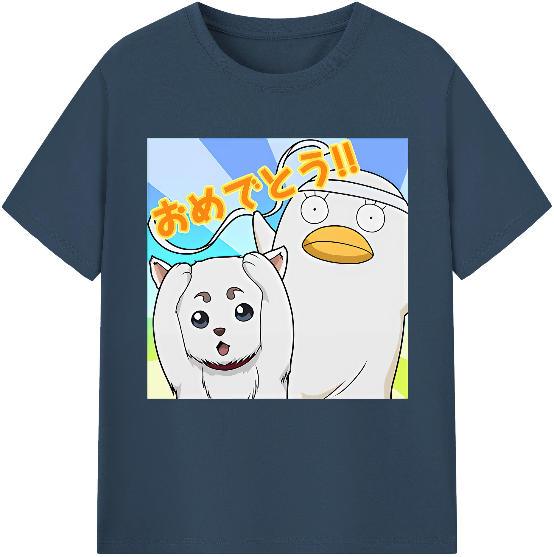 （画像用） ぎんたま 坂田銀時（さかたぎんとき） 神楽 志村新八（しむら しんぱち） GINTAMA Sakata Gintoki Kagura Shimura Shinpachi レディースカジュアルプリントTシャツ（綿100％）