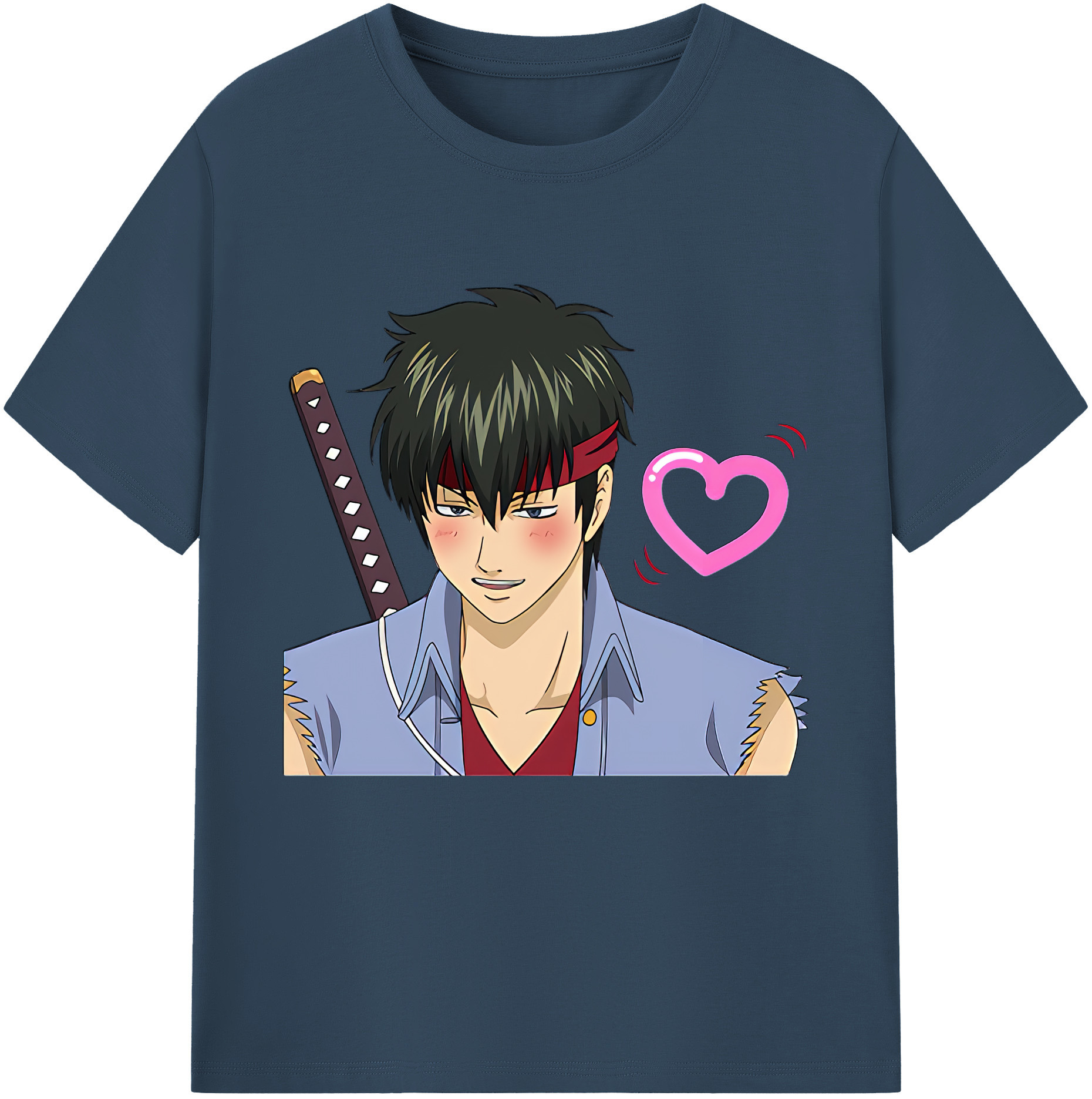（画像用） ぎんたま 坂田銀時（さかたぎんとき） 神楽 志村新八（しむら しんぱち） GINTAMA Sakata Gintoki Kagura Shimura Shinpachi レディースカジュアルプリントTシャツ（綿100％）