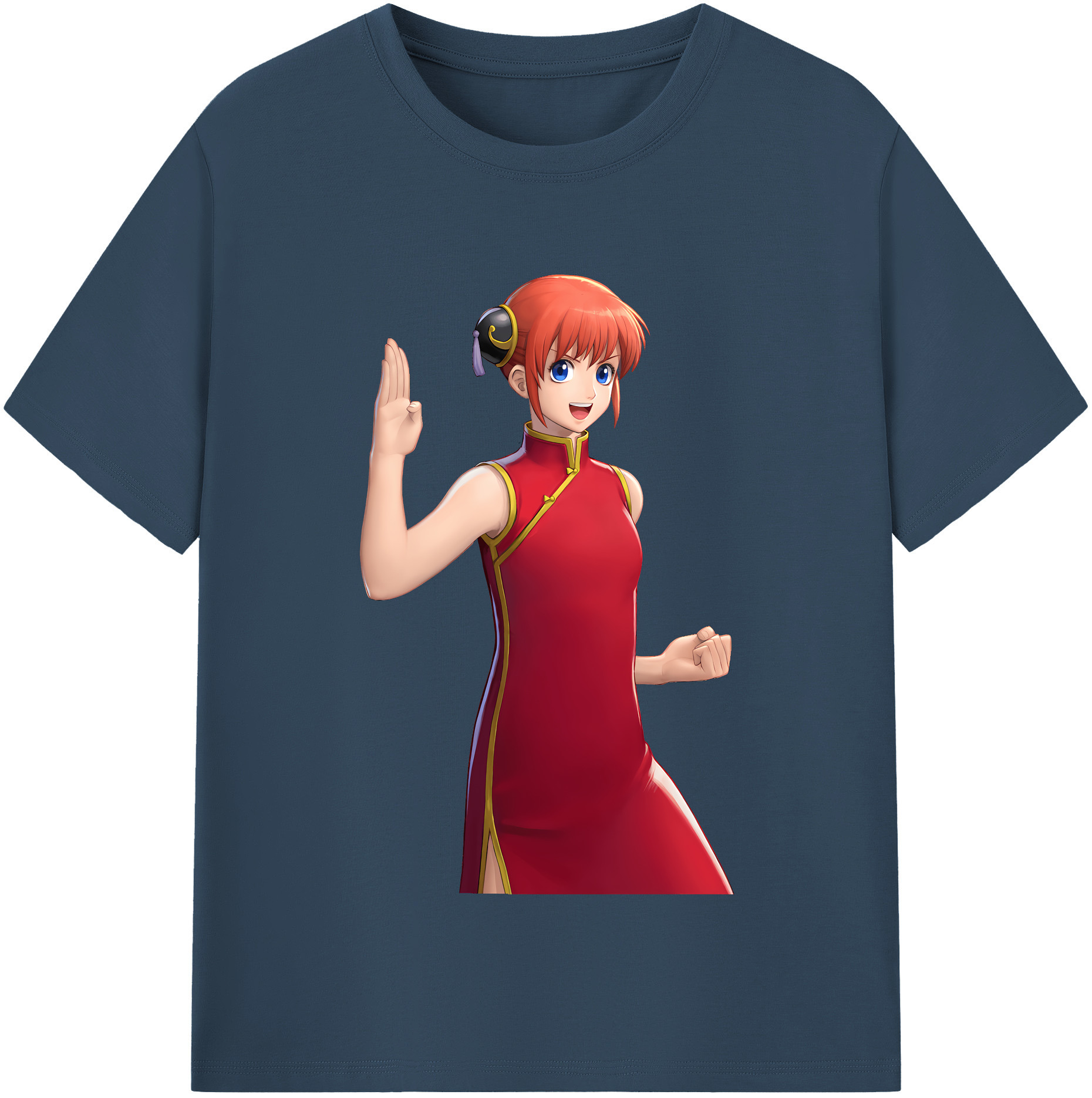 （画像用） ぎんたま 坂田銀時（さかたぎんとき） 神楽 志村新八（しむら しんぱち） GINTAMA Sakata Gintoki Kagura Shimura Shinpachi レディースカジュアルプリントTシャツ（綿100％）