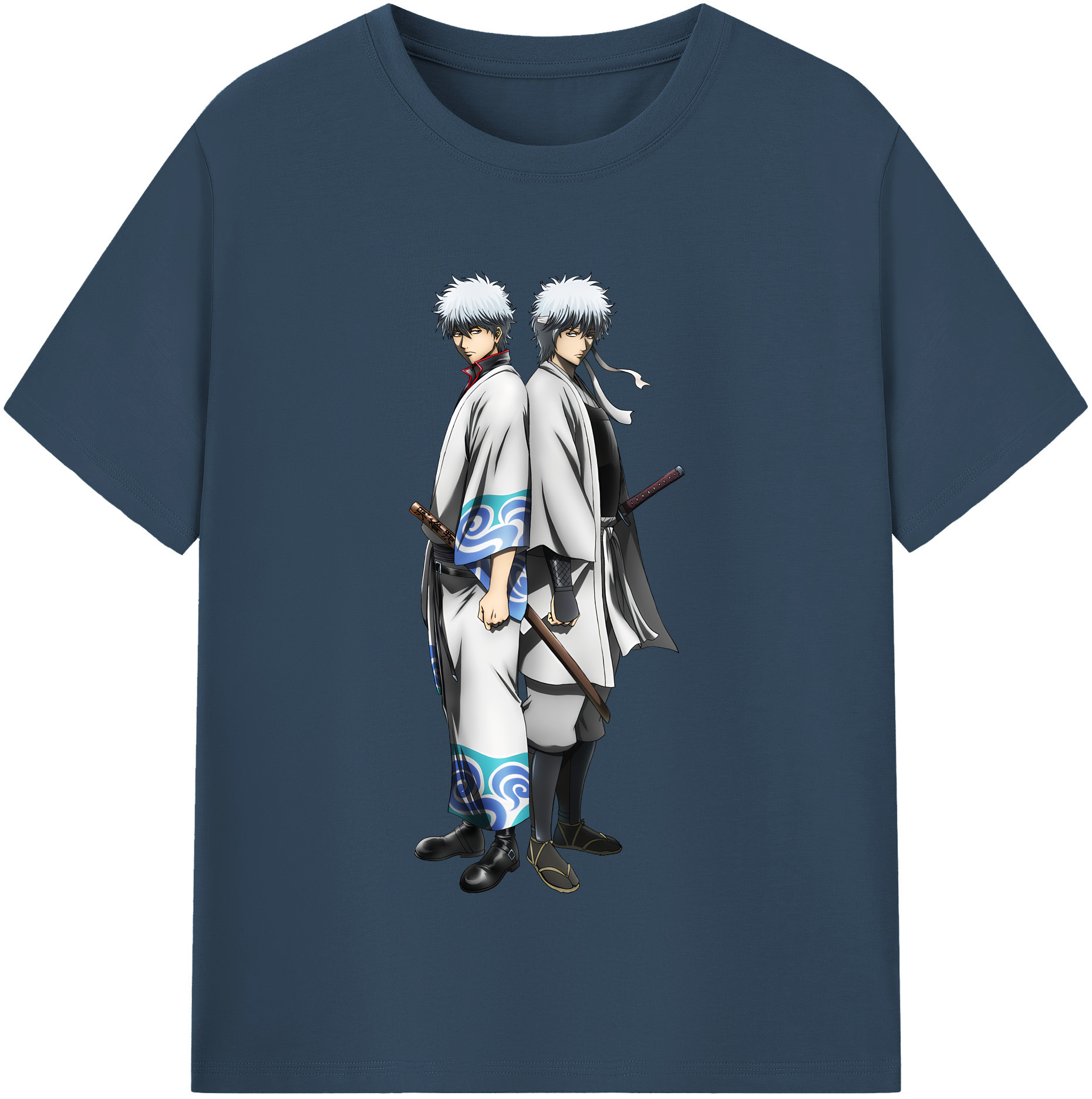 （画像用） ぎんたま 坂田銀時（さかたぎんとき） 神楽 志村新八（しむら しんぱち） GINTAMA Sakata Gintoki Kagura Shimura Shinpachi レディースカジュアルプリントTシャツ（綿100％）