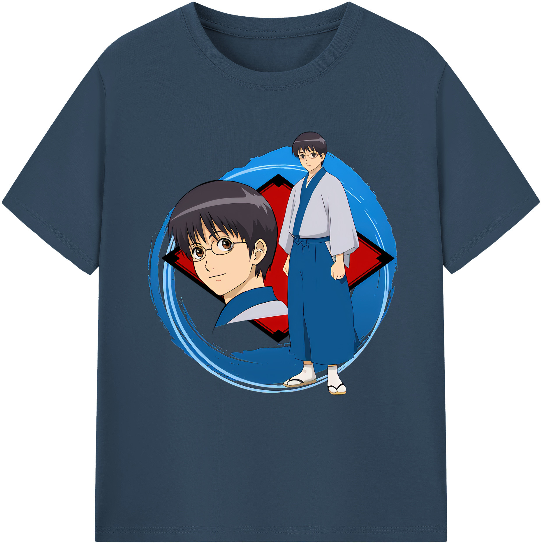 （画像用） ぎんたま 坂田銀時（さかたぎんとき） 神楽 志村新八（しむら しんぱち） GINTAMA Sakata Gintoki Kagura Shimura Shinpachi レディースカジュアルプリントTシャツ（綿100％）