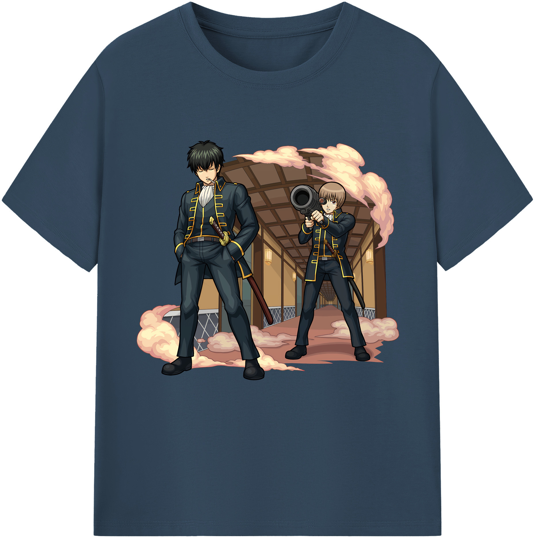 （画像用） ぎんたま 坂田銀時（さかたぎんとき） 神楽 志村新八（しむら しんぱち） GINTAMA Sakata Gintoki Kagura Shimura Shinpachi レディースカジュアルプリントTシャツ（綿100％）
