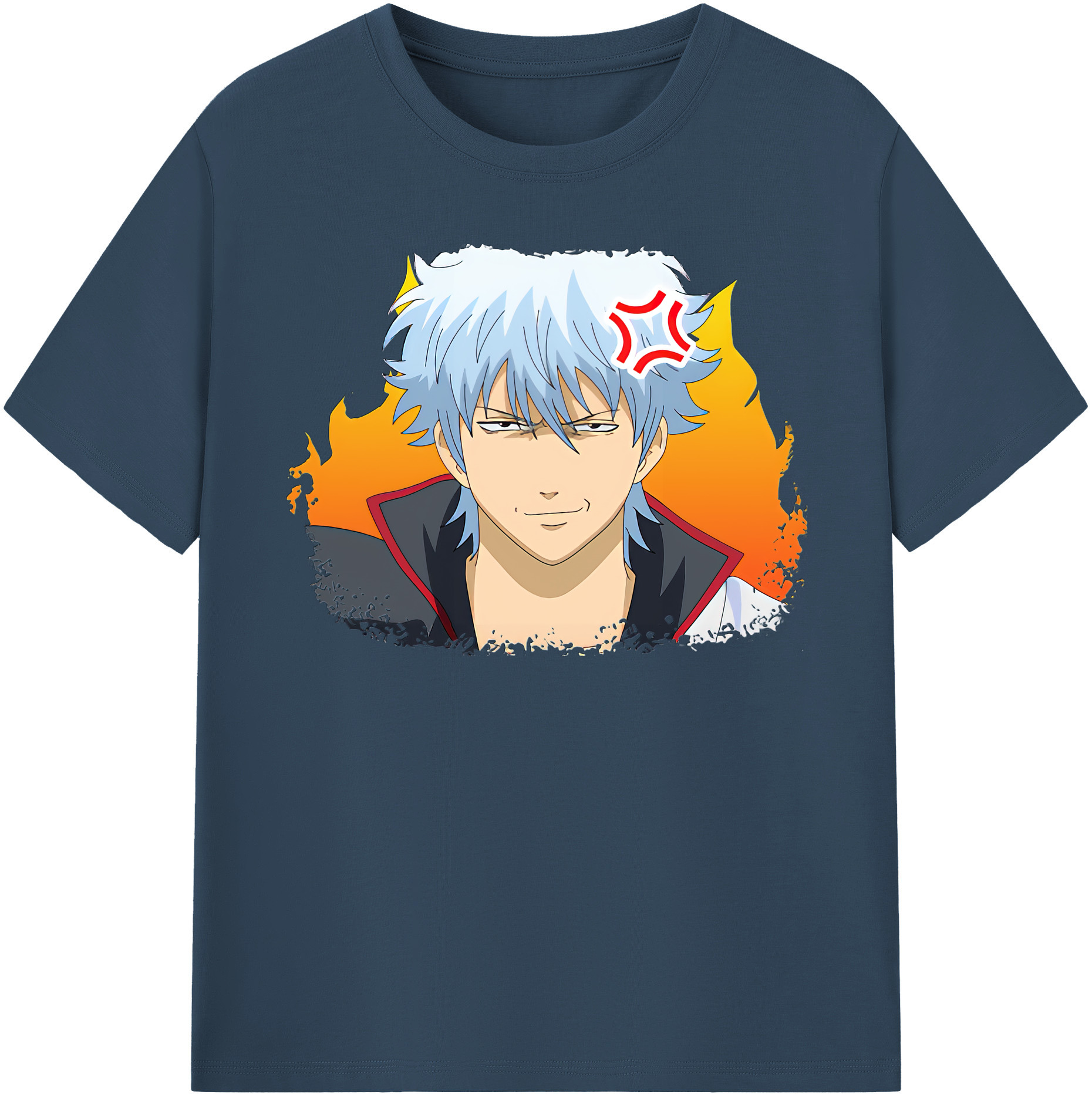 （画像用） ぎんたま 坂田銀時（さかたぎんとき） 神楽 志村新八（しむら しんぱち） GINTAMA Sakata Gintoki Kagura Shimura Shinpachi レディースカジュアルプリントTシャツ（綿100％）