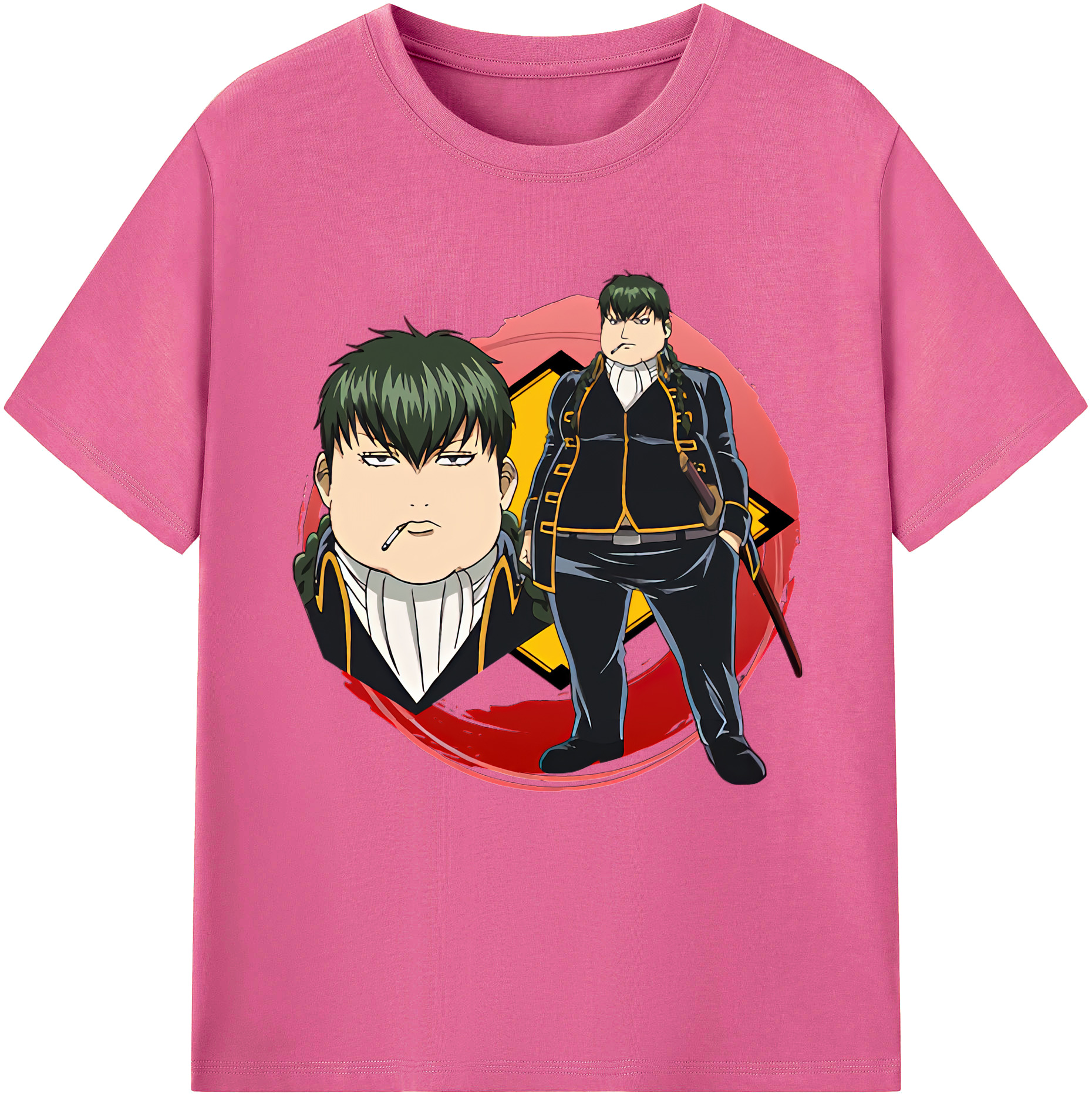 （画像用） ぎんたま 坂田銀時（さかたぎんとき） 神楽 志村新八（しむら しんぱち） GINTAMA Sakata Gintoki Kagura Shimura Shinpachi レディースカジュアルプリントTシャツ（綿100％）