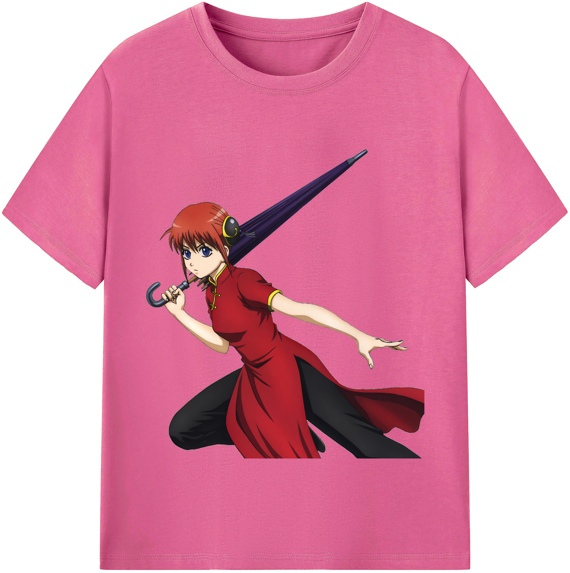 （画像用） ぎんたま 坂田銀時（さかたぎんとき） 神楽 志村新八（しむら しんぱち） GINTAMA Sakata Gintoki Kagura Shimura Shinpachi レディースカジュアルプリントTシャツ（綿100％）