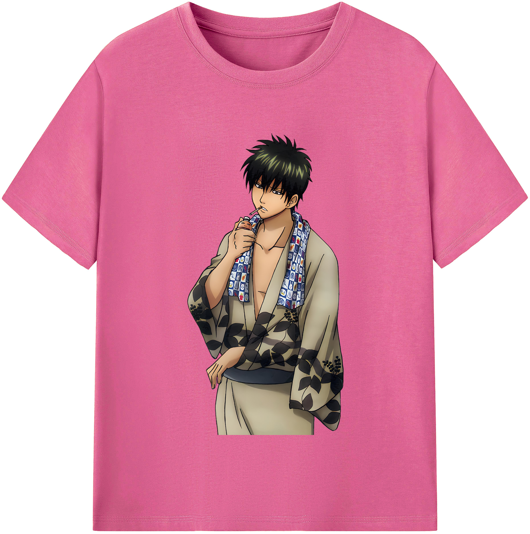 （画像用） ぎんたま 坂田銀時（さかたぎんとき） 神楽 志村新八（しむら しんぱち） GINTAMA Sakata Gintoki Kagura Shimura Shinpachi レディースカジュアルプリントTシャツ（綿100％）