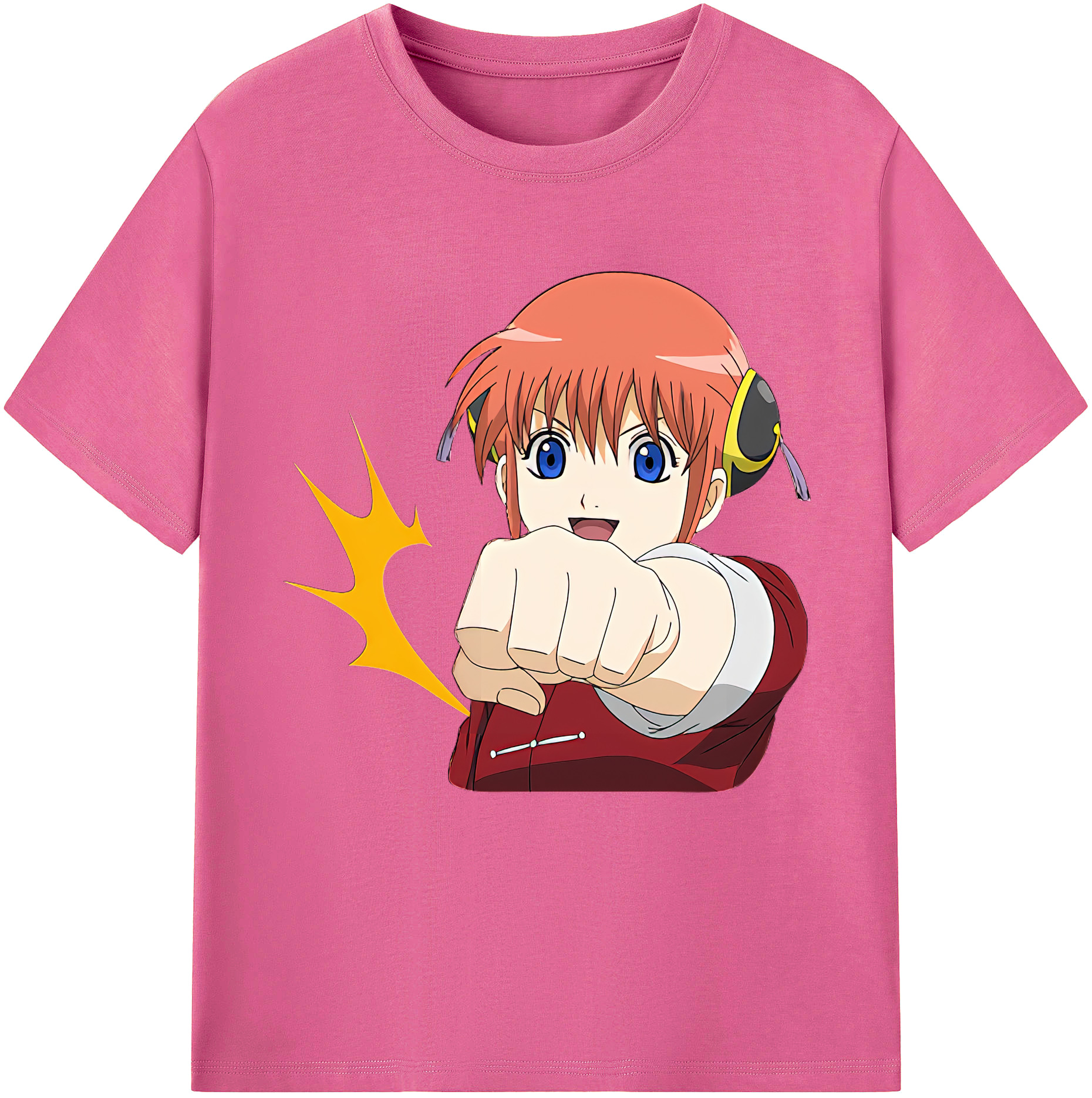 （画像用） ぎんたま 坂田銀時（さかたぎんとき） 神楽 志村新八（しむら しんぱち） GINTAMA Sakata Gintoki Kagura Shimura Shinpachi レディースカジュアルプリントTシャツ（綿100％）