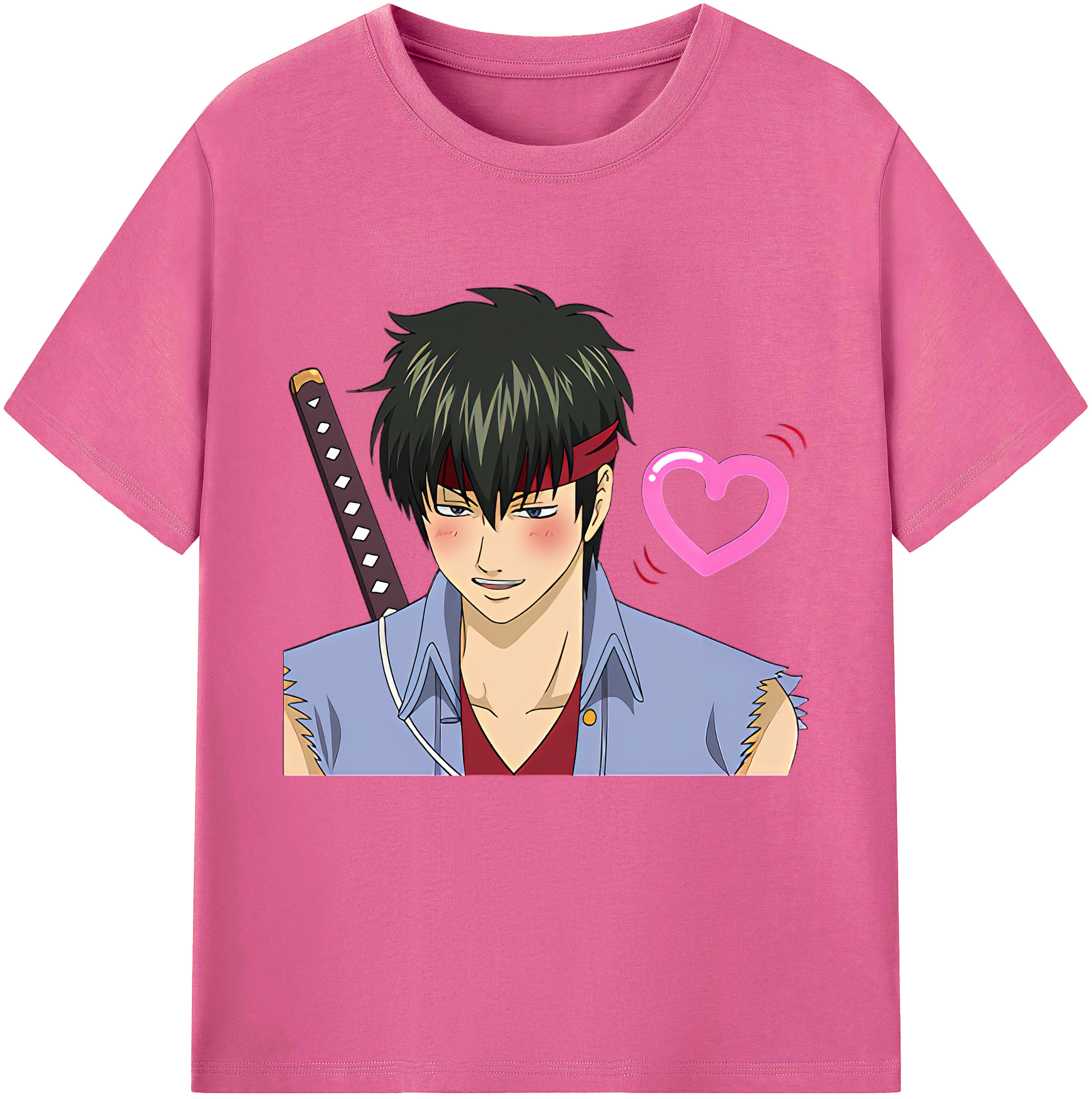 （画像用） ぎんたま 坂田銀時（さかたぎんとき） 神楽 志村新八（しむら しんぱち） GINTAMA Sakata Gintoki Kagura Shimura Shinpachi レディースカジュアルプリントTシャツ（綿100％）