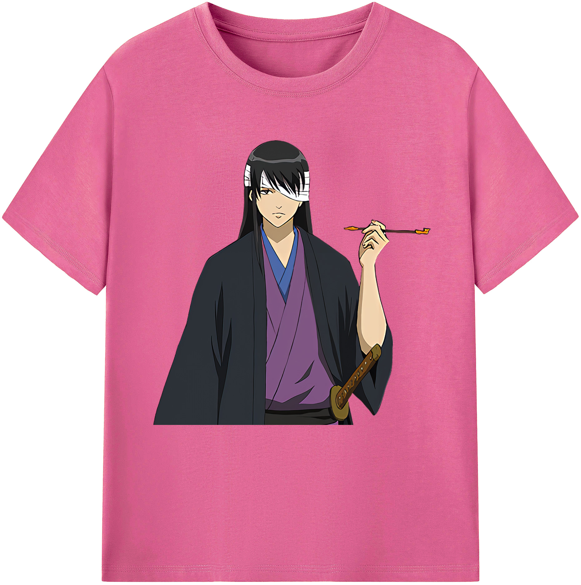 （画像用） ぎんたま 坂田銀時（さかたぎんとき） 神楽 志村新八（しむら しんぱち） GINTAMA Sakata Gintoki Kagura Shimura Shinpachi レディースカジュアルプリントTシャツ（綿100％）