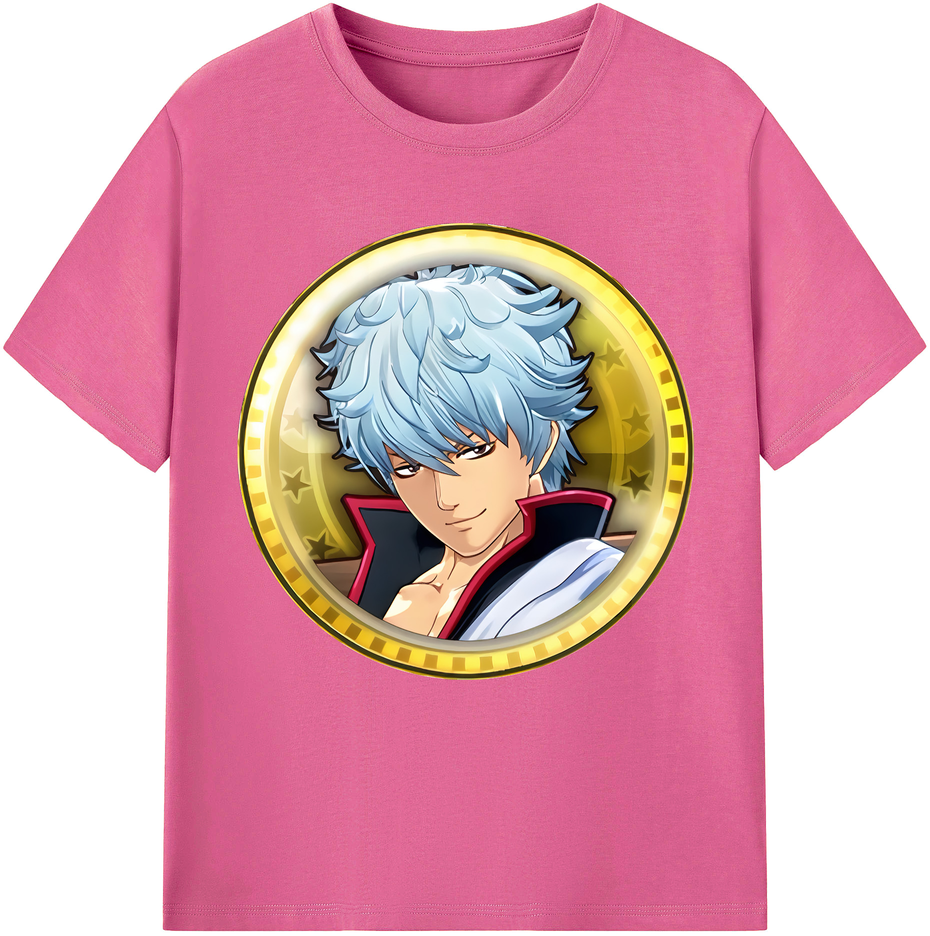 （画像用） ぎんたま 坂田銀時（さかたぎんとき） 神楽 志村新八（しむら しんぱち） GINTAMA Sakata Gintoki Kagura Shimura Shinpachi レディースカジュアルプリントTシャツ（綿100％）