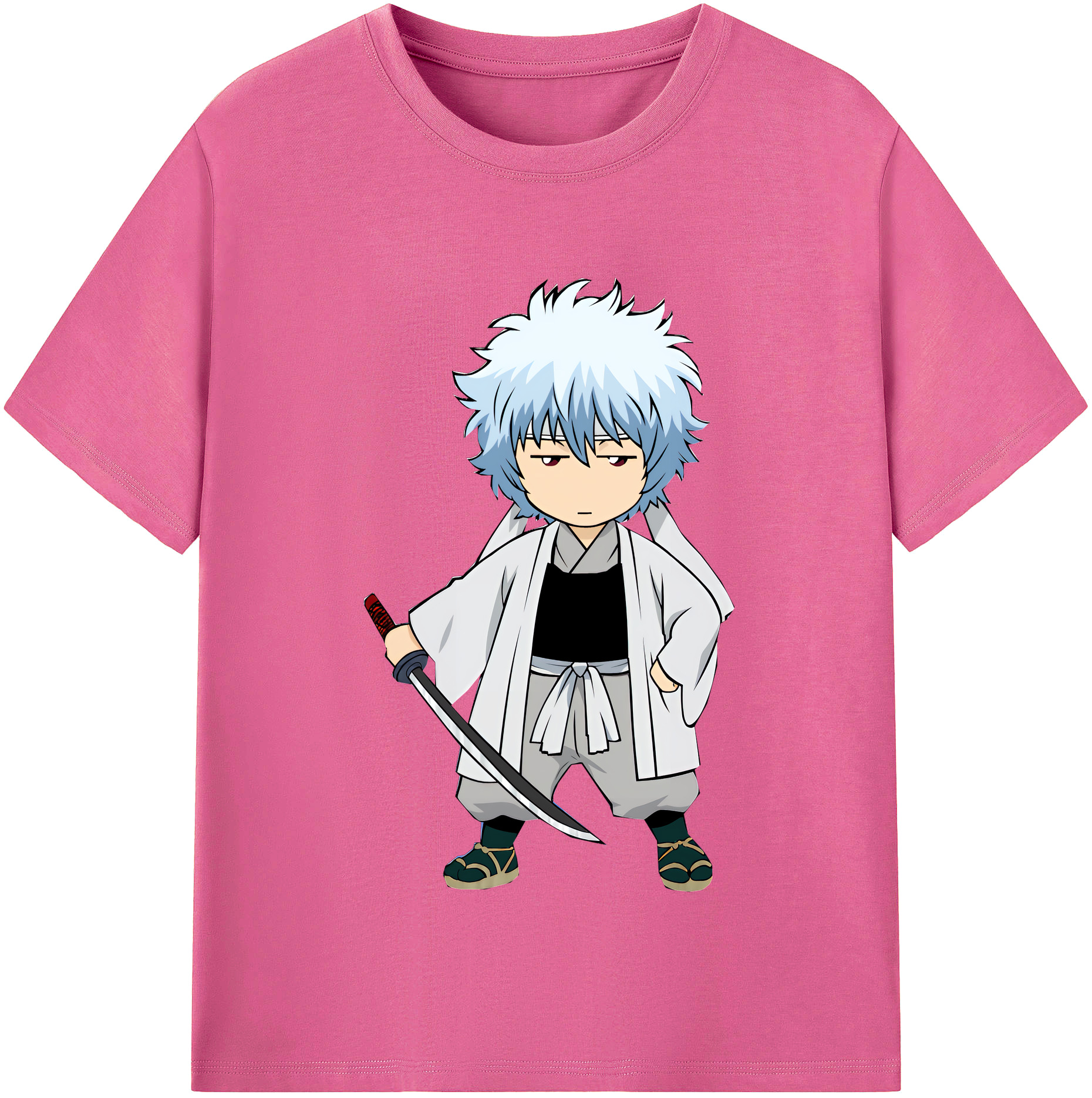（画像用） ぎんたま 坂田銀時（さかたぎんとき） 神楽 志村新八（しむら しんぱち） GINTAMA Sakata Gintoki Kagura Shimura Shinpachi レディースカジュアルプリントTシャツ（綿100％）