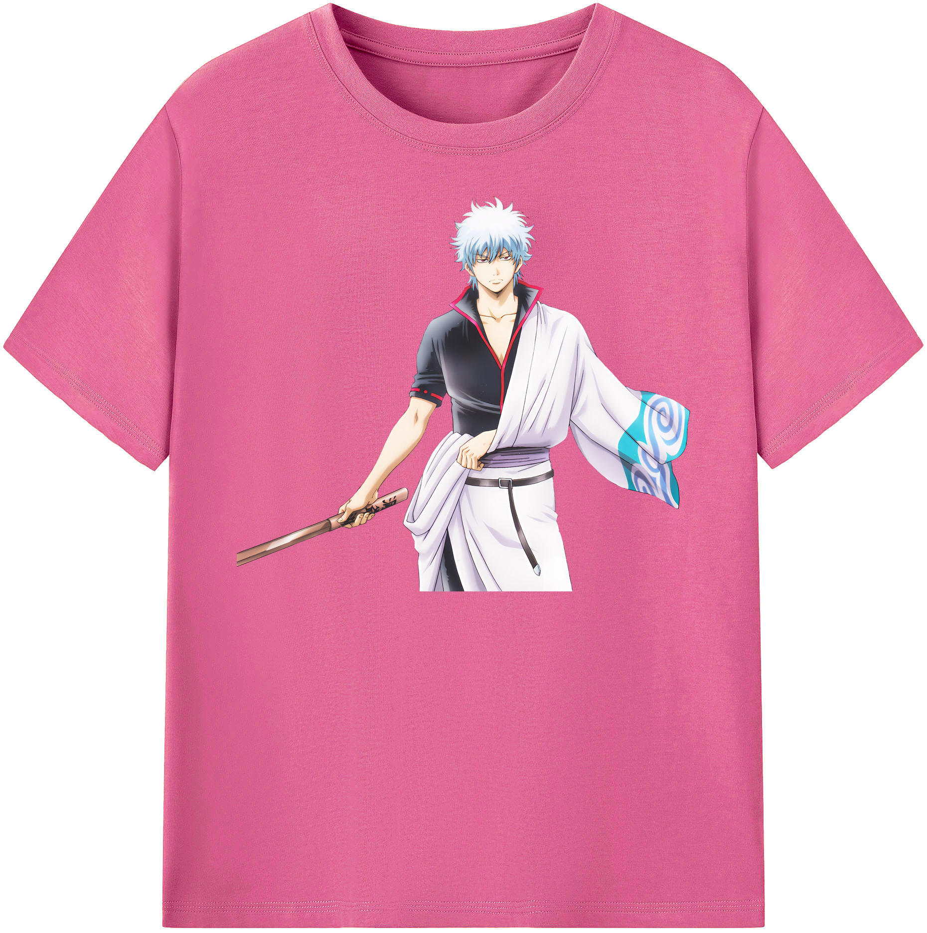 （画像用） ぎんたま 坂田銀時（さかたぎんとき） 神楽 志村新八（しむら しんぱち） GINTAMA Sakata Gintoki Kagura Shimura Shinpachi レディースカジュアルプリントTシャツ（綿100％）