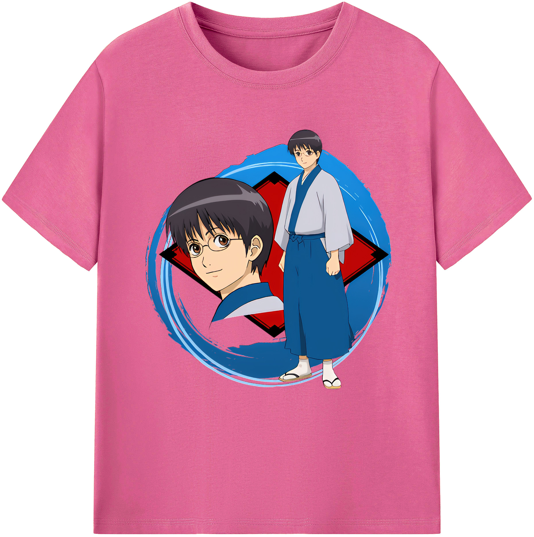 （画像用） ぎんたま 坂田銀時（さかたぎんとき） 神楽 志村新八（しむら しんぱち） GINTAMA Sakata Gintoki Kagura Shimura Shinpachi レディースカジュアルプリントTシャツ（綿100％）