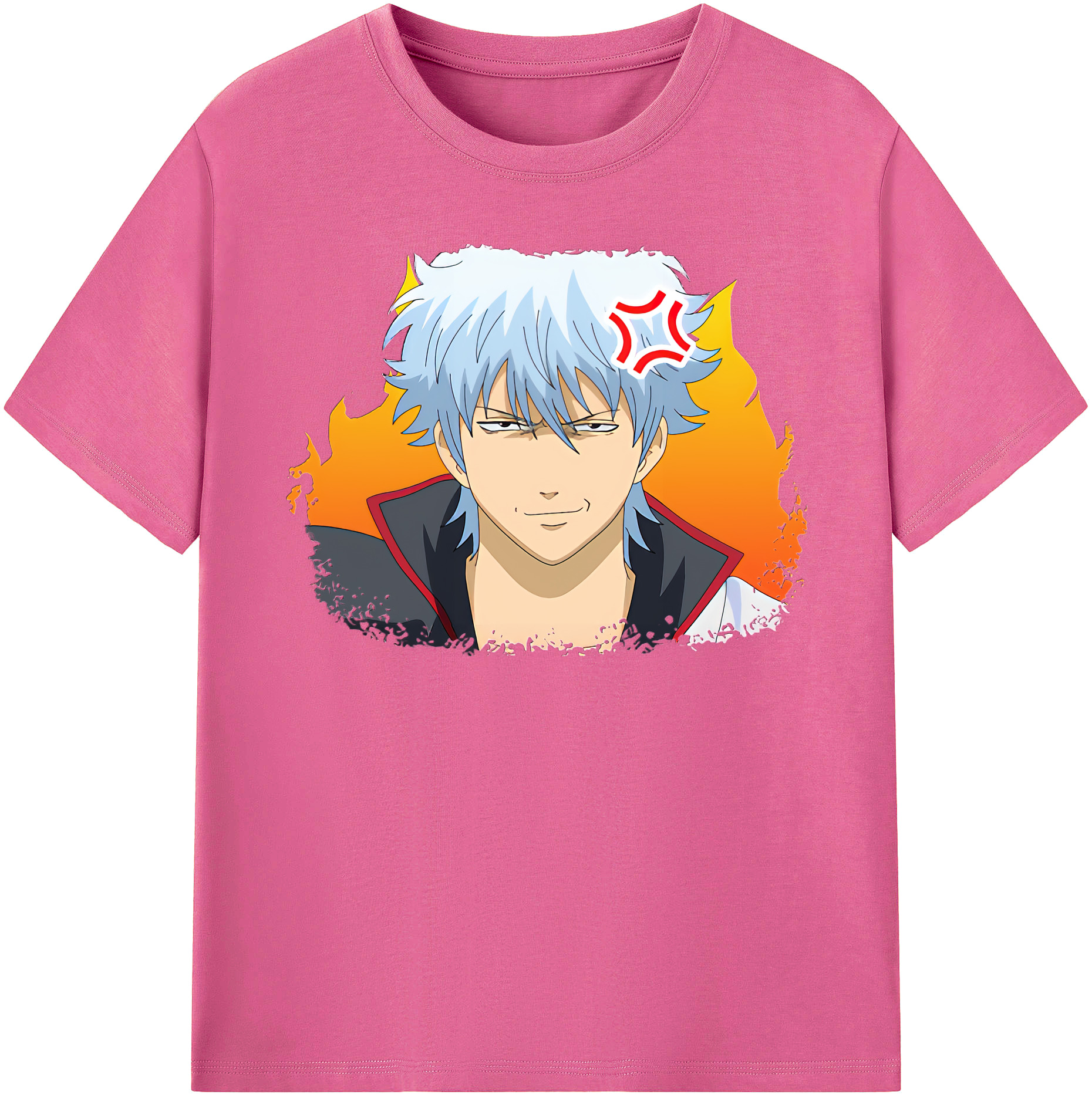 （画像用） ぎんたま 坂田銀時（さかたぎんとき） 神楽 志村新八（しむら しんぱち） GINTAMA Sakata Gintoki Kagura Shimura Shinpachi レディースカジュアルプリントTシャツ（綿100％）