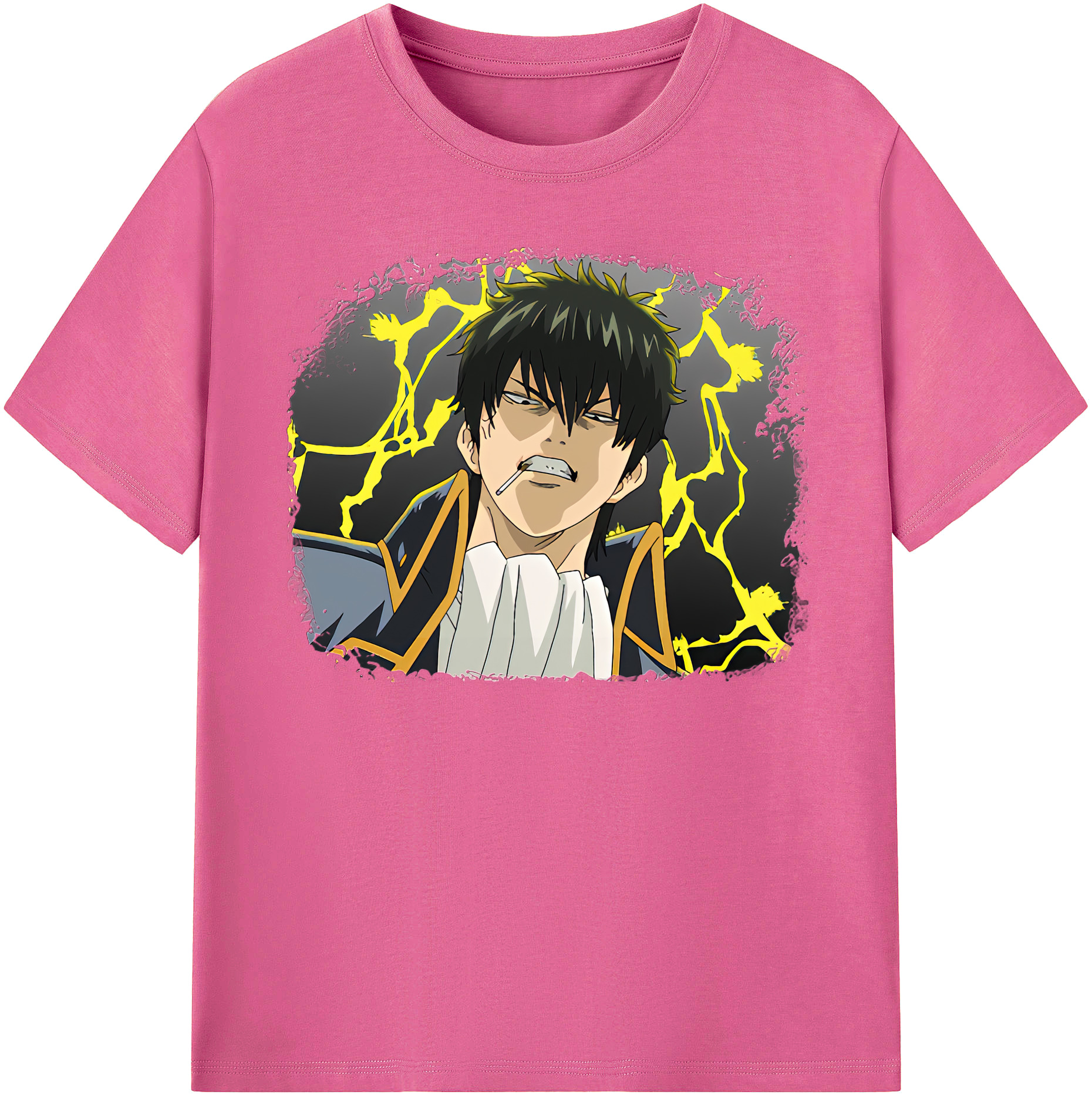 （画像用） ぎんたま 坂田銀時（さかたぎんとき） 神楽 志村新八（しむら しんぱち） GINTAMA Sakata Gintoki Kagura Shimura Shinpachi レディースカジュアルプリントTシャツ（綿100％）
