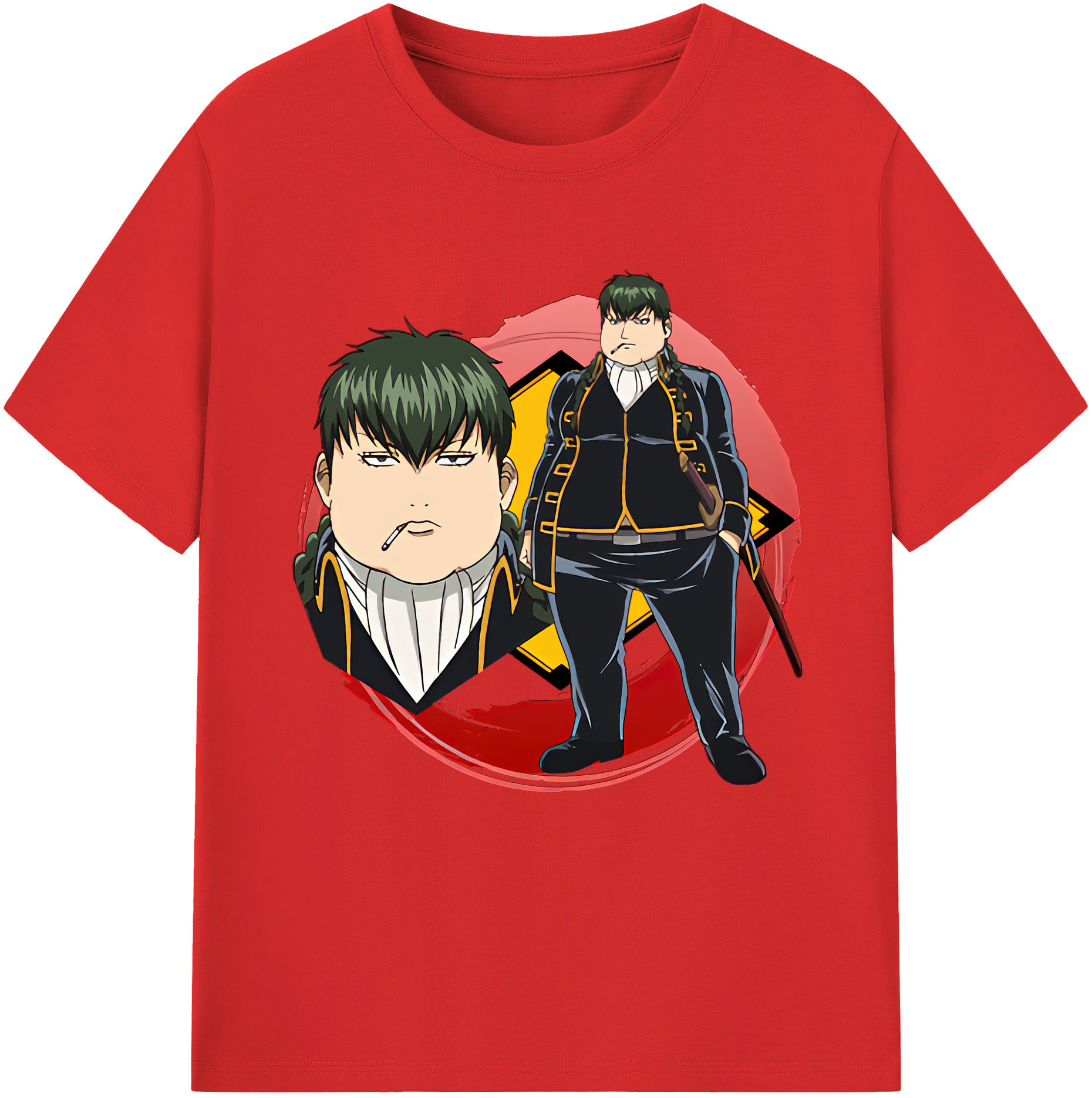 （画像用） ぎんたま 坂田銀時（さかたぎんとき） 神楽 志村新八（しむら しんぱち） GINTAMA Sakata Gintoki Kagura Shimura Shinpachi レディースカジュアルプリントTシャツ（綿100％）