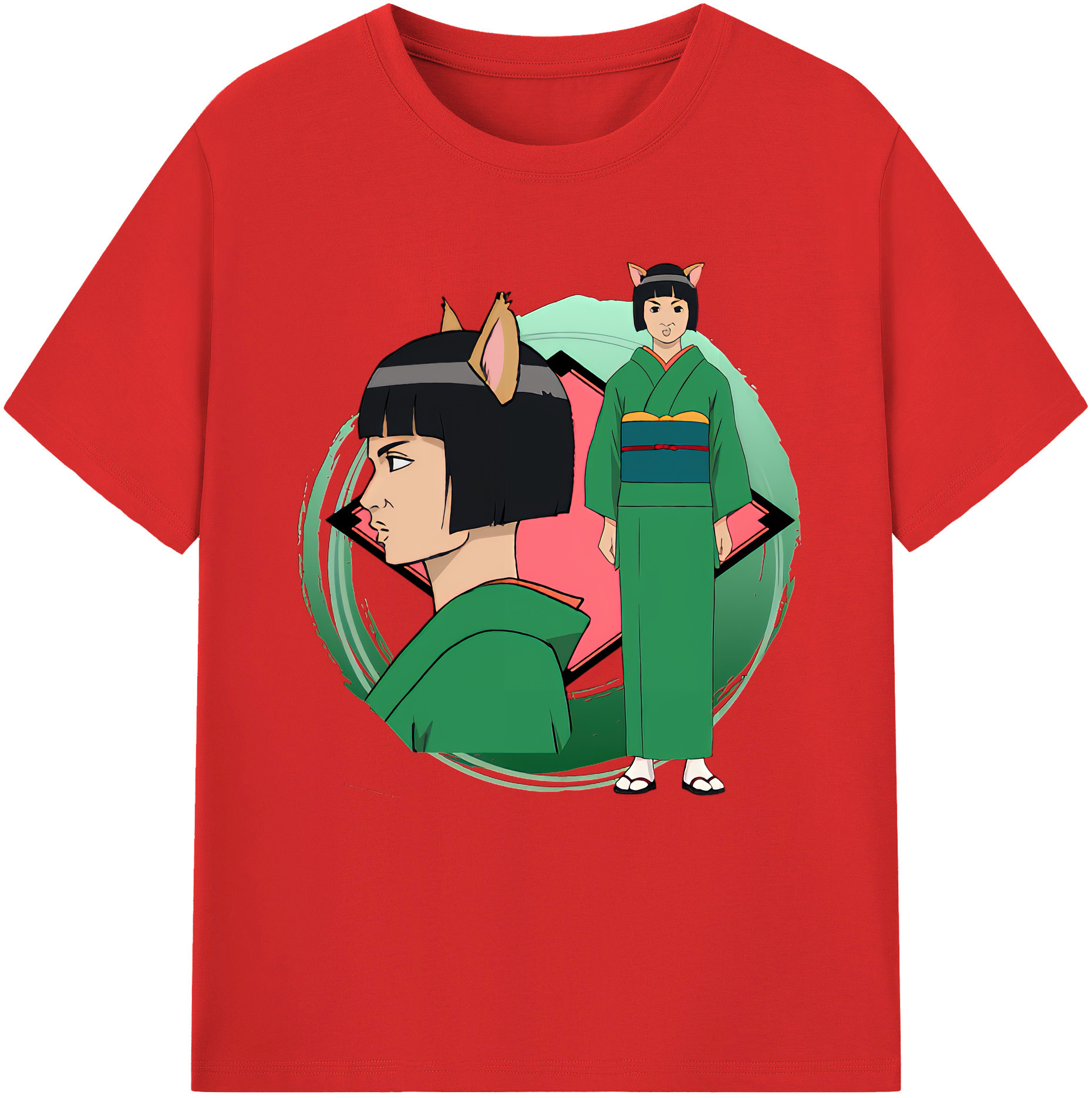 （画像用） ぎんたま 坂田銀時（さかたぎんとき） 神楽 志村新八（しむら しんぱち） GINTAMA Sakata Gintoki Kagura Shimura Shinpachi レディースカジュアルプリントTシャツ（綿100％）