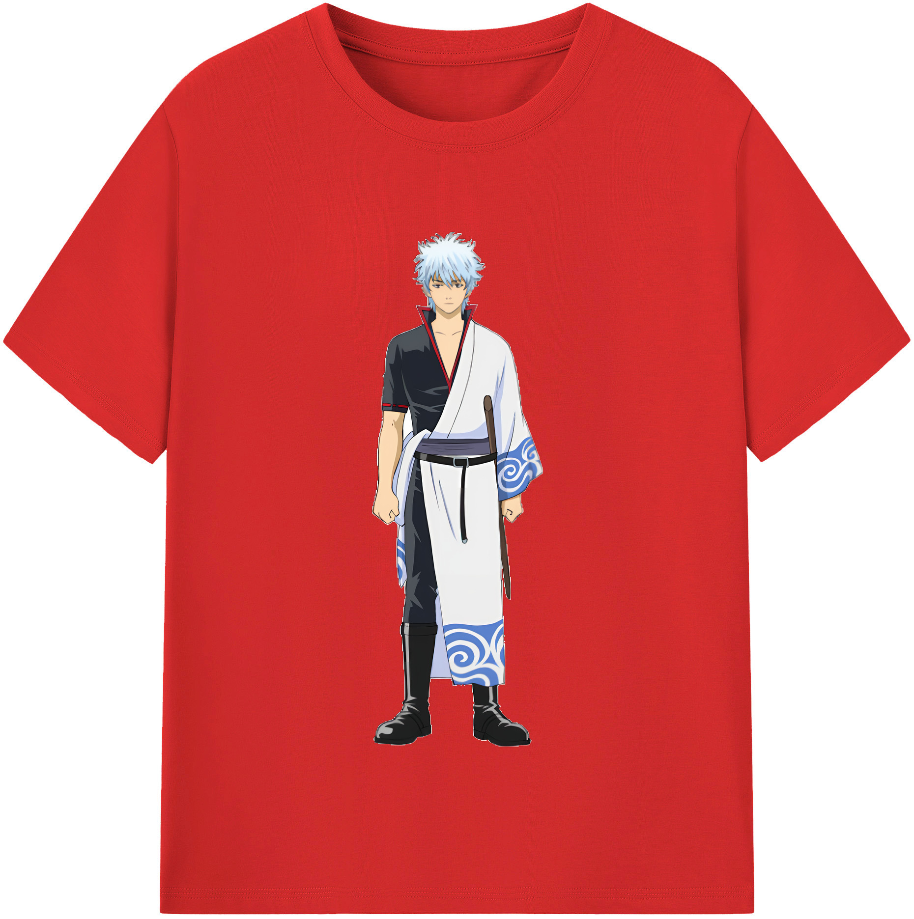 （画像用） ぎんたま 坂田銀時（さかたぎんとき） 神楽 志村新八（しむら しんぱち） GINTAMA Sakata Gintoki Kagura Shimura Shinpachi レディースカジュアルプリントTシャツ（綿100％）