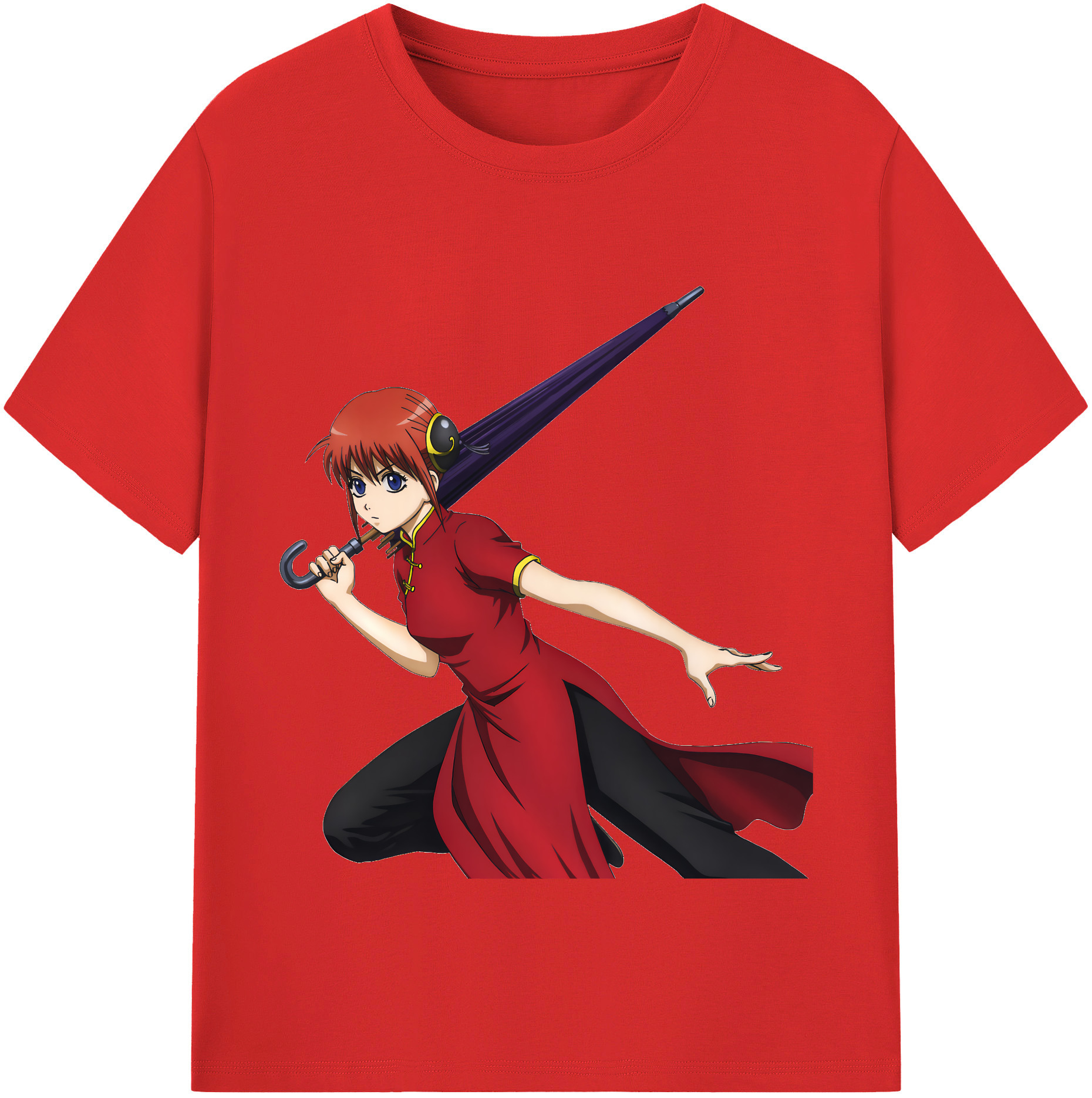 （画像用） ぎんたま 坂田銀時（さかたぎんとき） 神楽 志村新八（しむら しんぱち） GINTAMA Sakata Gintoki Kagura Shimura Shinpachi レディースカジュアルプリントTシャツ（綿100％）