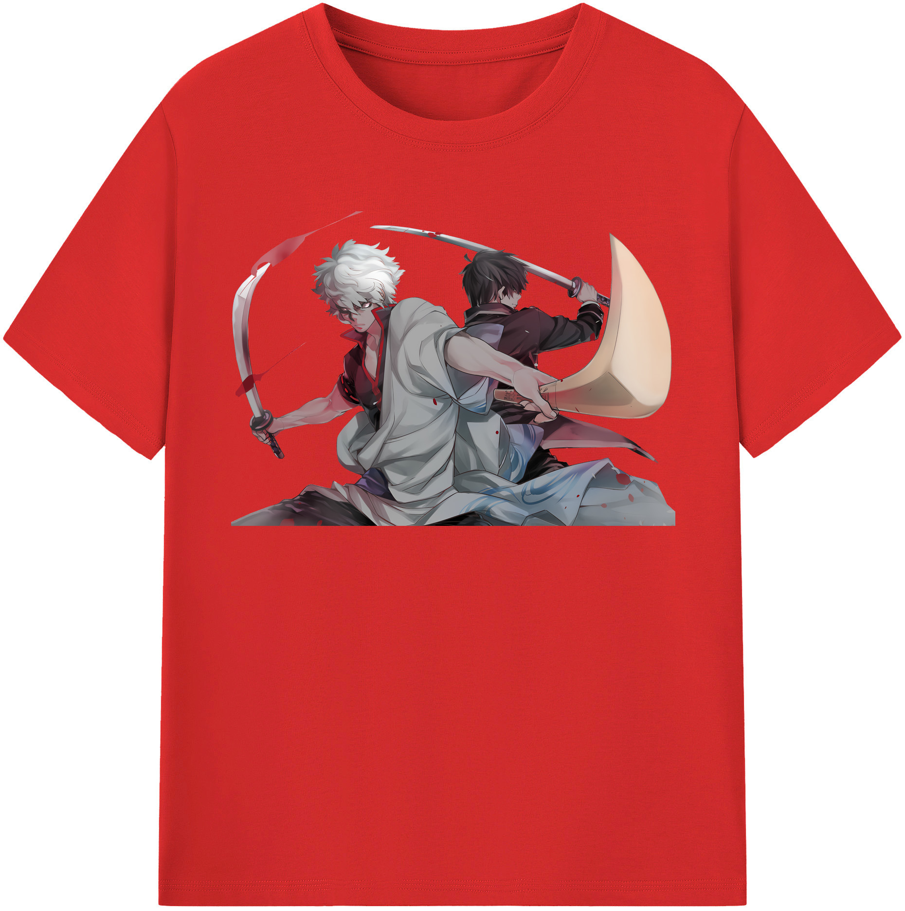 （画像用） ぎんたま 坂田銀時（さかたぎんとき） 神楽 志村新八（しむら しんぱち） GINTAMA Sakata Gintoki Kagura Shimura Shinpachi レディースカジュアルプリントTシャツ（綿100％）