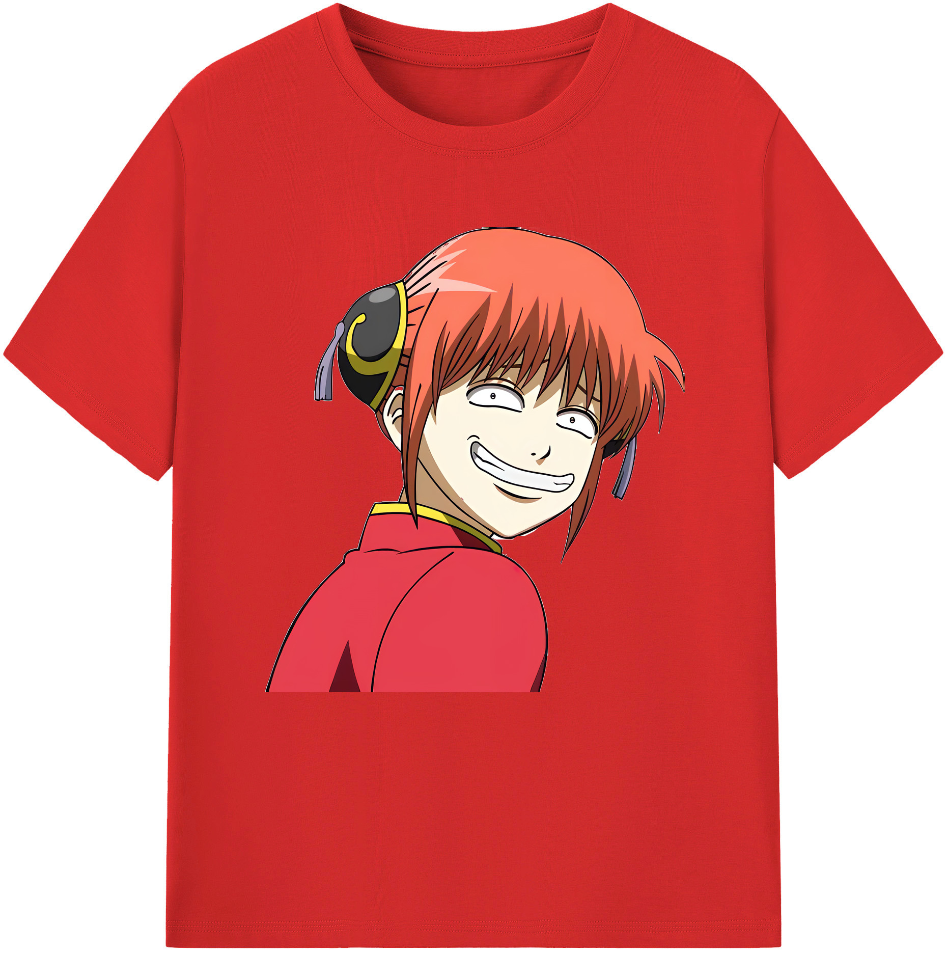 （画像用） ぎんたま 坂田銀時（さかたぎんとき） 神楽 志村新八（しむら しんぱち） GINTAMA Sakata Gintoki Kagura Shimura Shinpachi レディースカジュアルプリントTシャツ（綿100％）