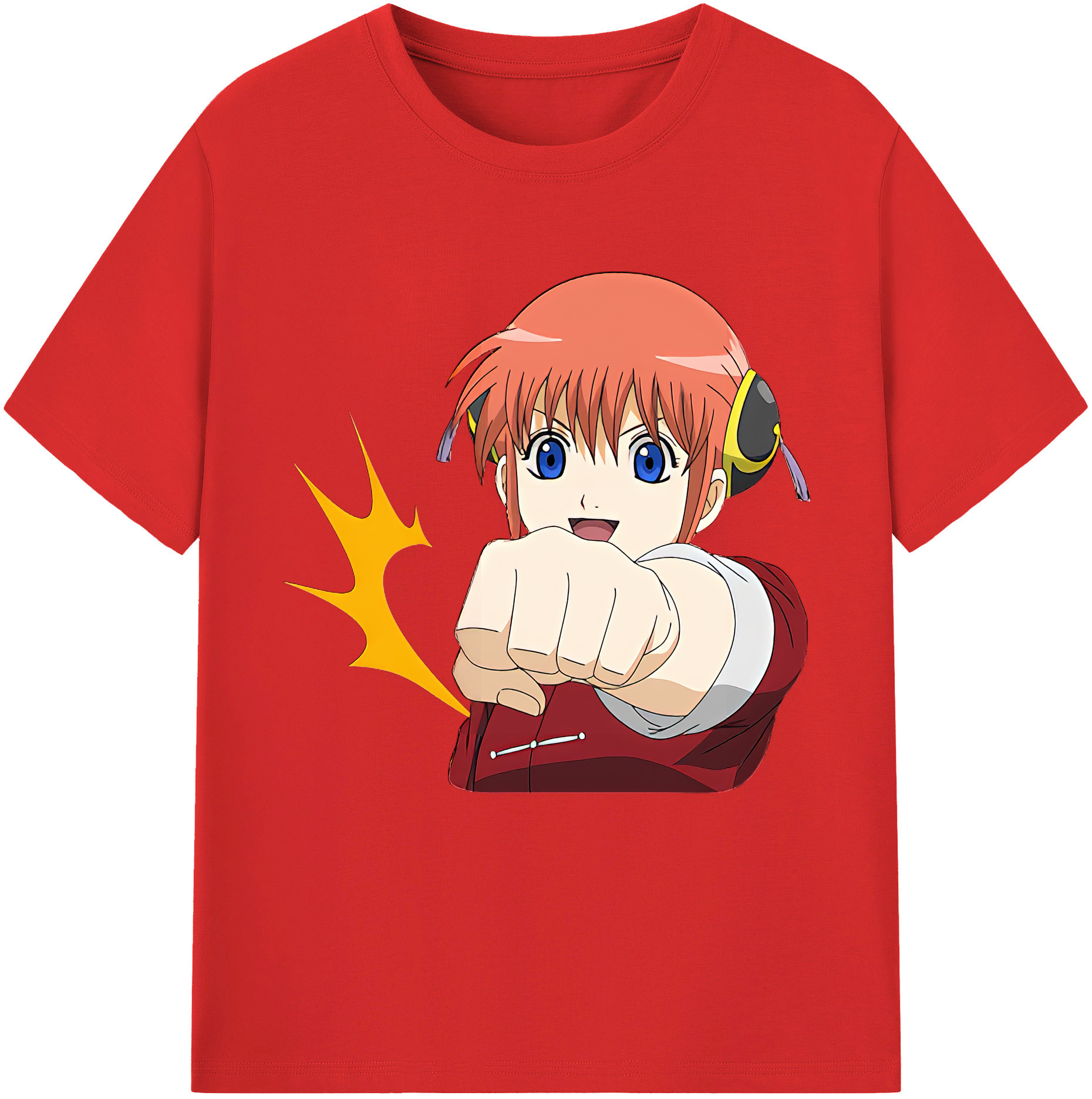 （画像用） ぎんたま 坂田銀時（さかたぎんとき） 神楽 志村新八（しむら しんぱち） GINTAMA Sakata Gintoki Kagura Shimura Shinpachi レディースカジュアルプリントTシャツ（綿100％）