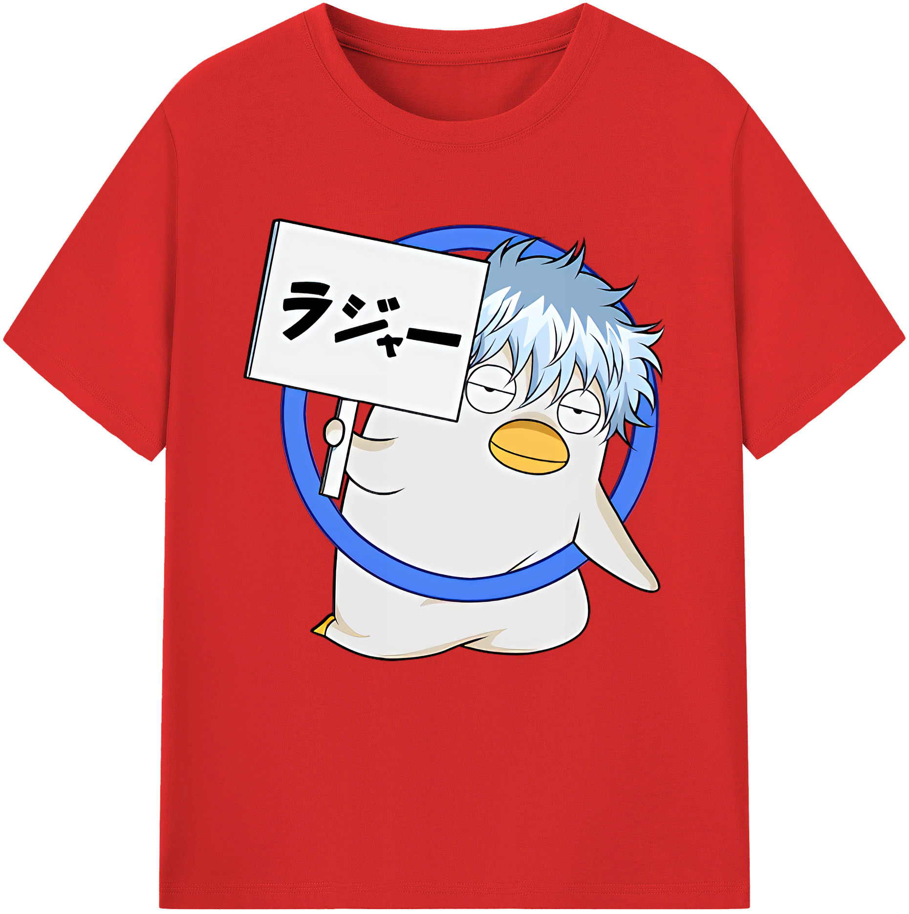 （画像用） ぎんたま 坂田銀時（さかたぎんとき） 神楽 志村新八（しむら しんぱち） GINTAMA Sakata Gintoki Kagura Shimura Shinpachi レディースカジュアルプリントTシャツ（綿100％）
