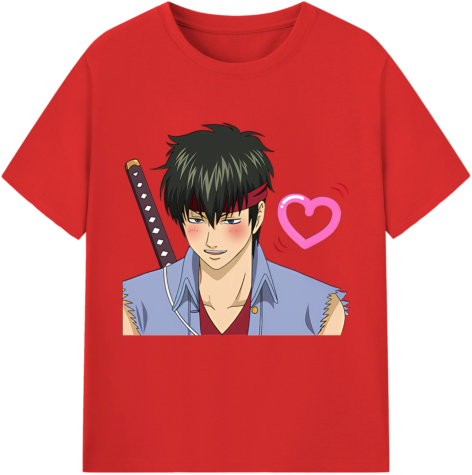 （画像用） ぎんたま 坂田銀時（さかたぎんとき） 神楽 志村新八（しむら しんぱち） GINTAMA Sakata Gintoki Kagura Shimura Shinpachi レディースカジュアルプリントTシャツ（綿100％）