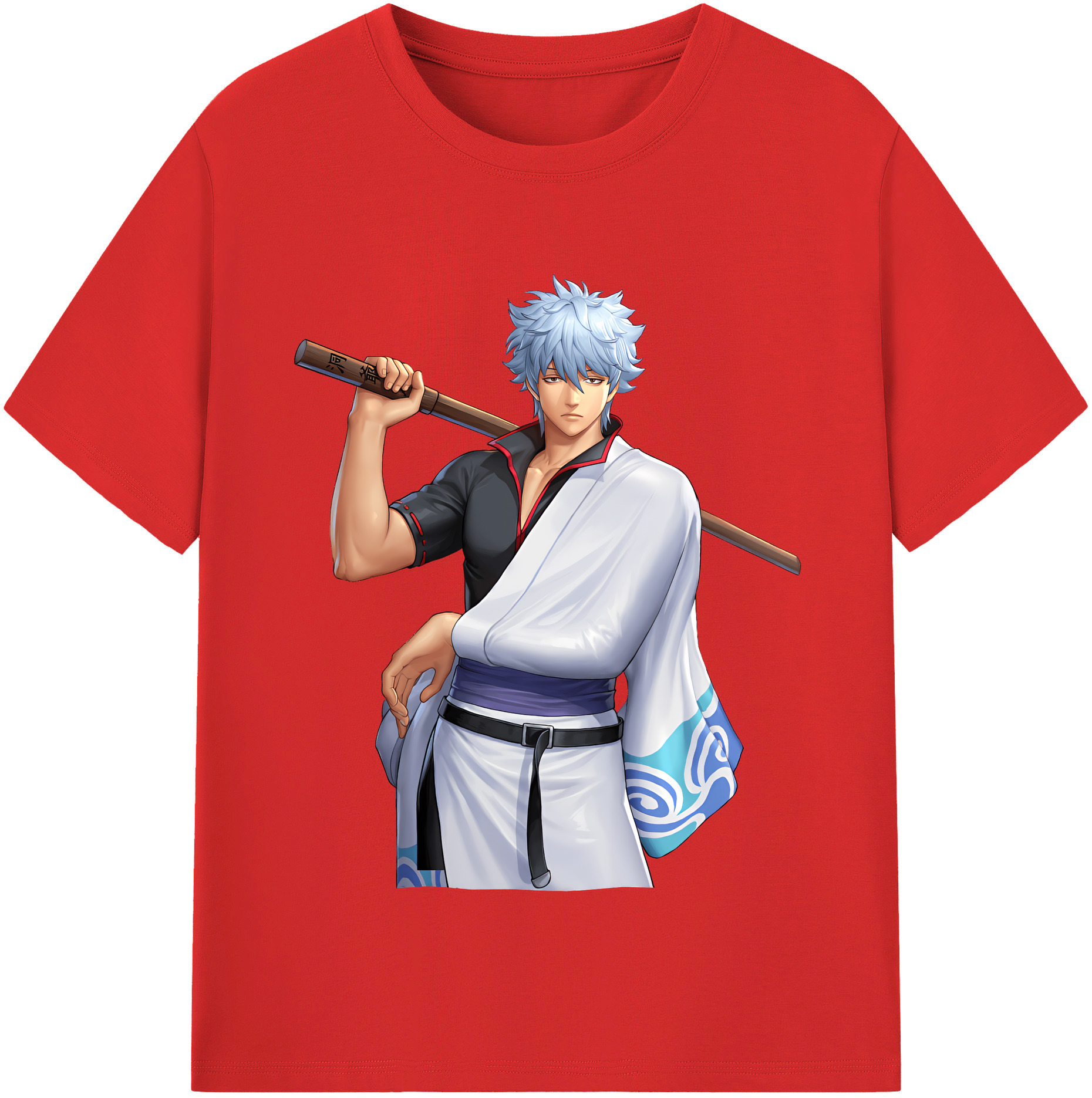 （画像用） ぎんたま 坂田銀時（さかたぎんとき） 神楽 志村新八（しむら しんぱち） GINTAMA Sakata Gintoki Kagura Shimura Shinpachi レディースカジュアルプリントTシャツ（綿100％）