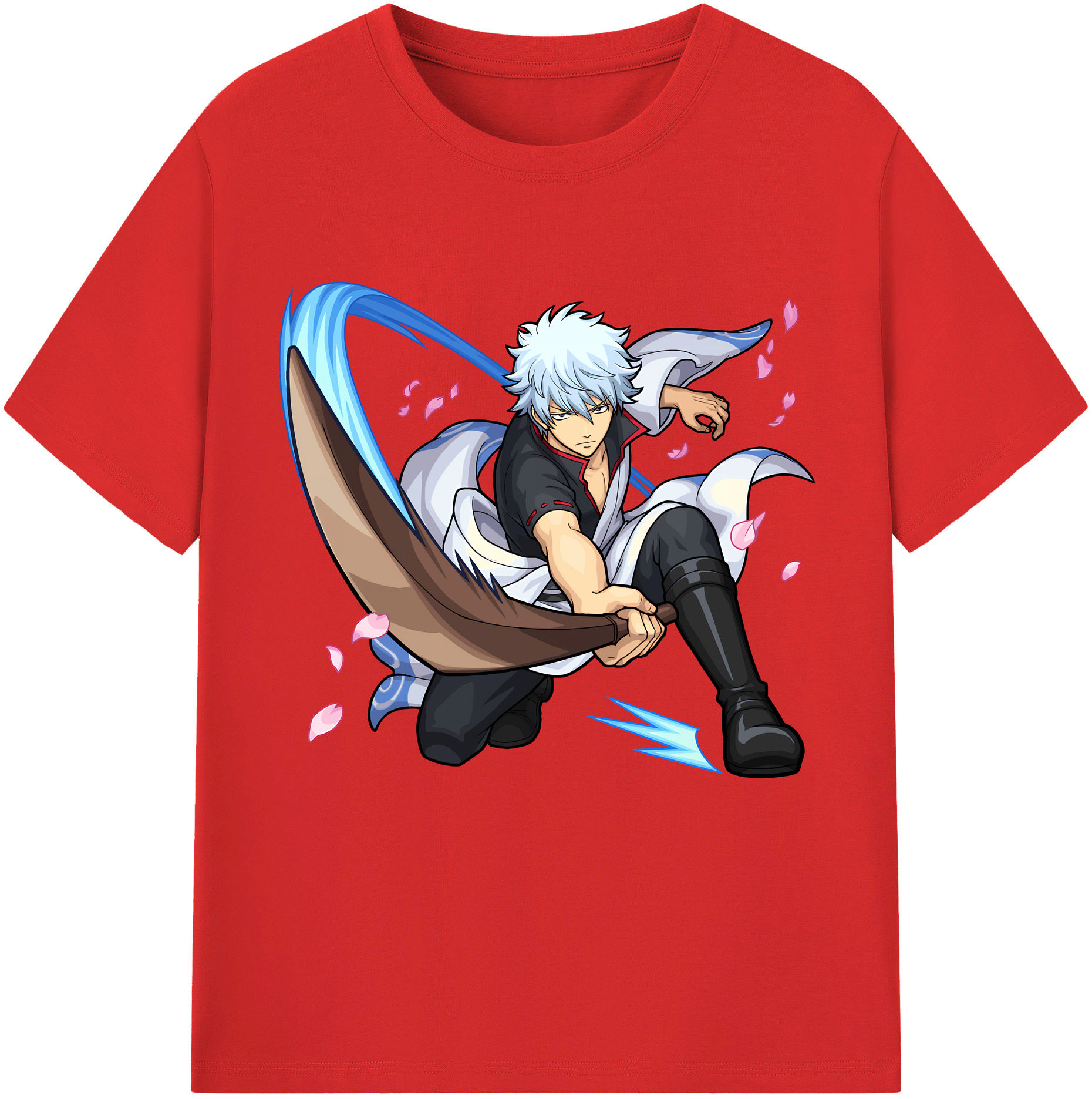 （画像用） ぎんたま 坂田銀時（さかたぎんとき） 神楽 志村新八（しむら しんぱち） GINTAMA Sakata Gintoki Kagura Shimura Shinpachi レディースカジュアルプリントTシャツ（綿100％）