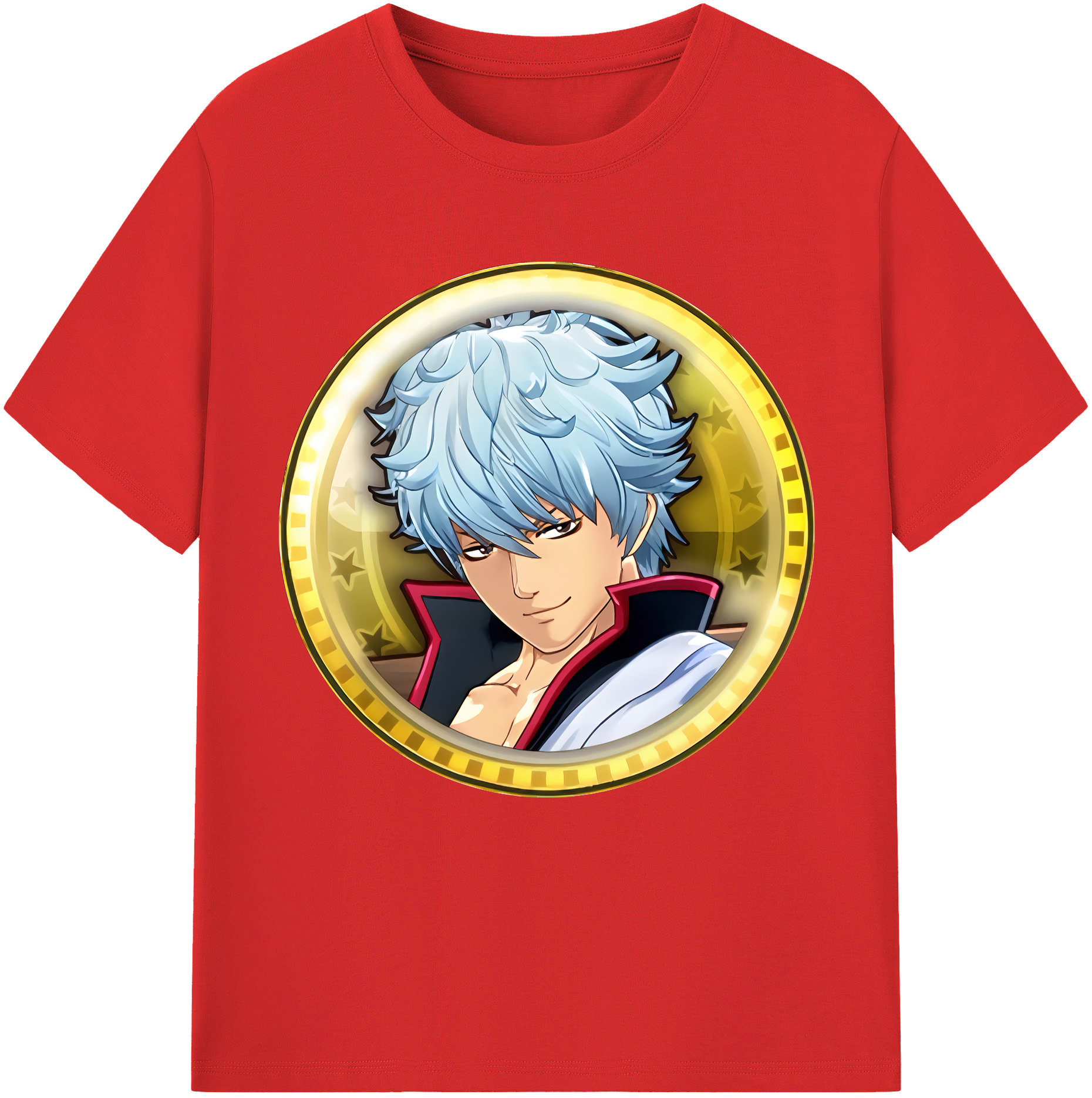 （画像用） ぎんたま 坂田銀時（さかたぎんとき） 神楽 志村新八（しむら しんぱち） GINTAMA Sakata Gintoki Kagura Shimura Shinpachi レディースカジュアルプリントTシャツ（綿100％）