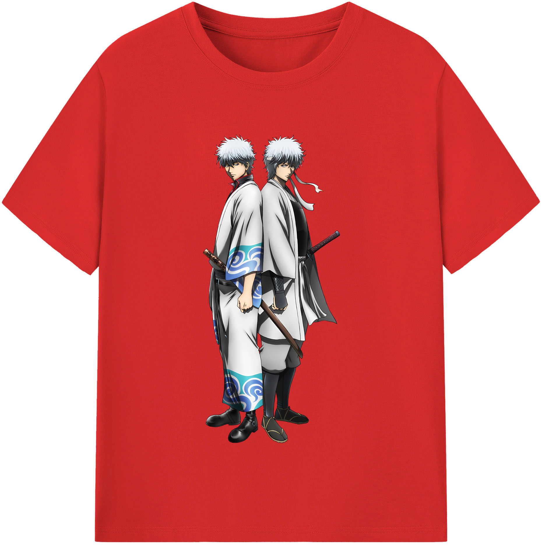 （画像用） ぎんたま 坂田銀時（さかたぎんとき） 神楽 志村新八（しむら しんぱち） GINTAMA Sakata Gintoki Kagura Shimura Shinpachi レディースカジュアルプリントTシャツ（綿100％）