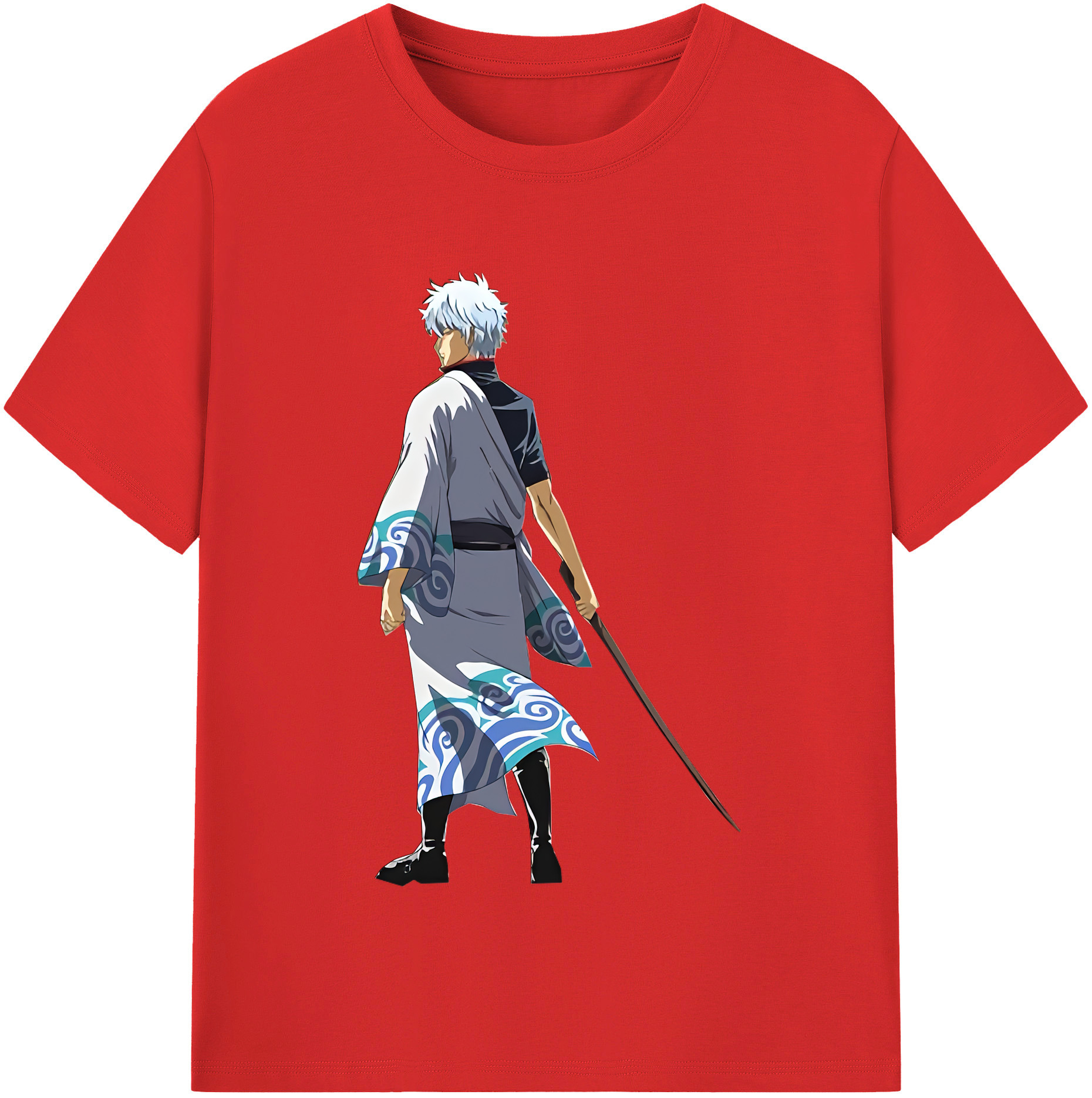 （画像用） ぎんたま 坂田銀時（さかたぎんとき） 神楽 志村新八（しむら しんぱち） GINTAMA Sakata Gintoki Kagura Shimura Shinpachi レディースカジュアルプリントTシャツ（綿100％）