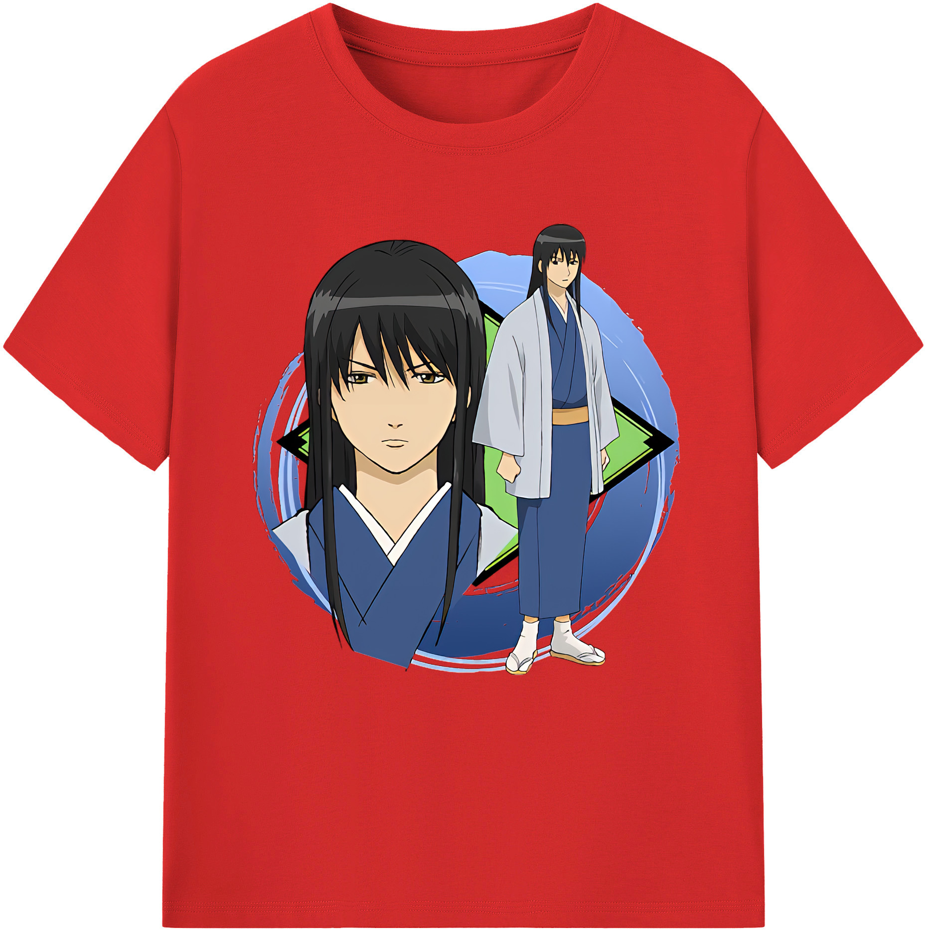 （画像用） ぎんたま 坂田銀時（さかたぎんとき） 神楽 志村新八（しむら しんぱち） GINTAMA Sakata Gintoki Kagura Shimura Shinpachi レディースカジュアルプリントTシャツ（綿100％）