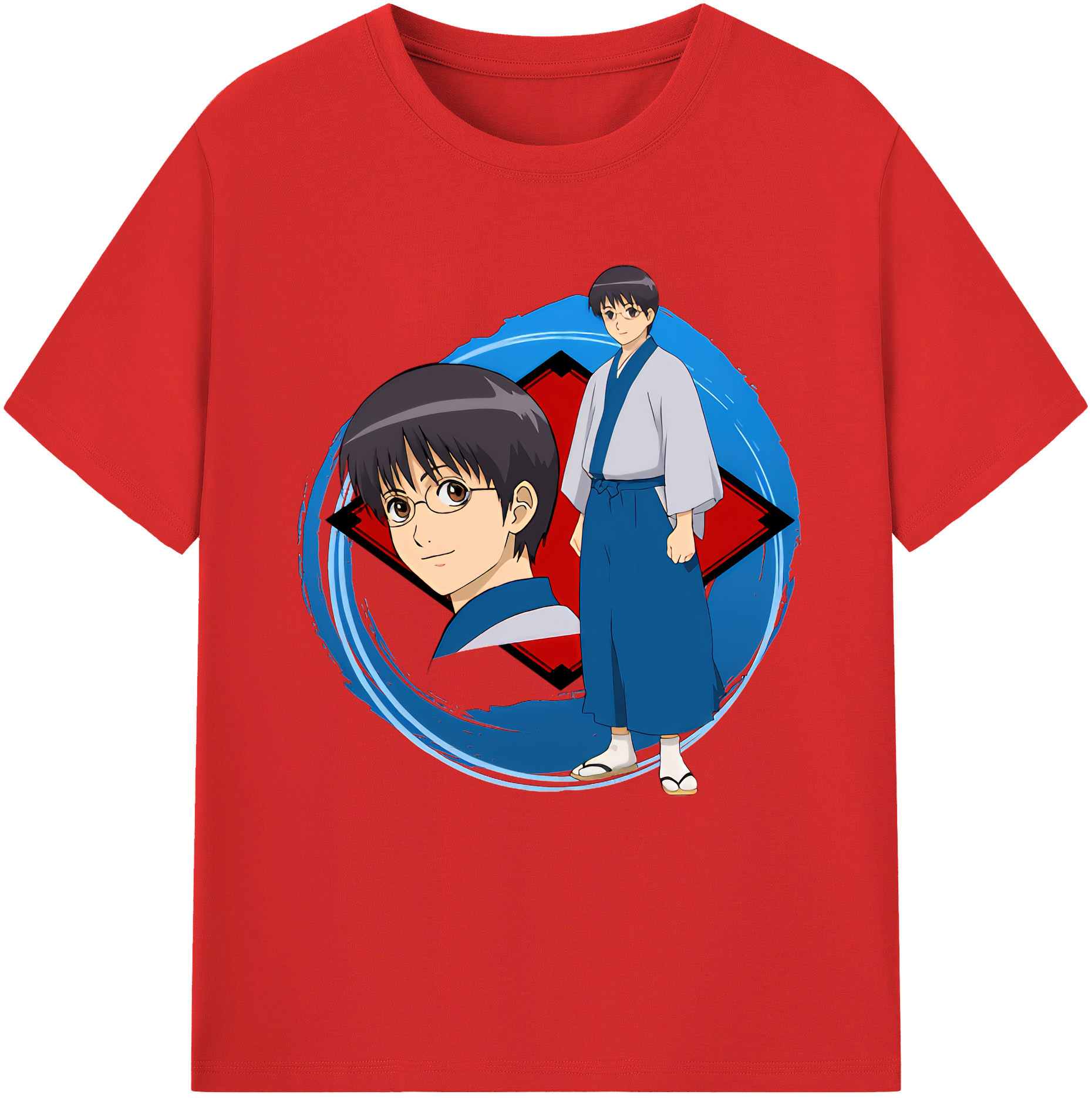 （画像用） ぎんたま 坂田銀時（さかたぎんとき） 神楽 志村新八（しむら しんぱち） GINTAMA Sakata Gintoki Kagura Shimura Shinpachi レディースカジュアルプリントTシャツ（綿100％）