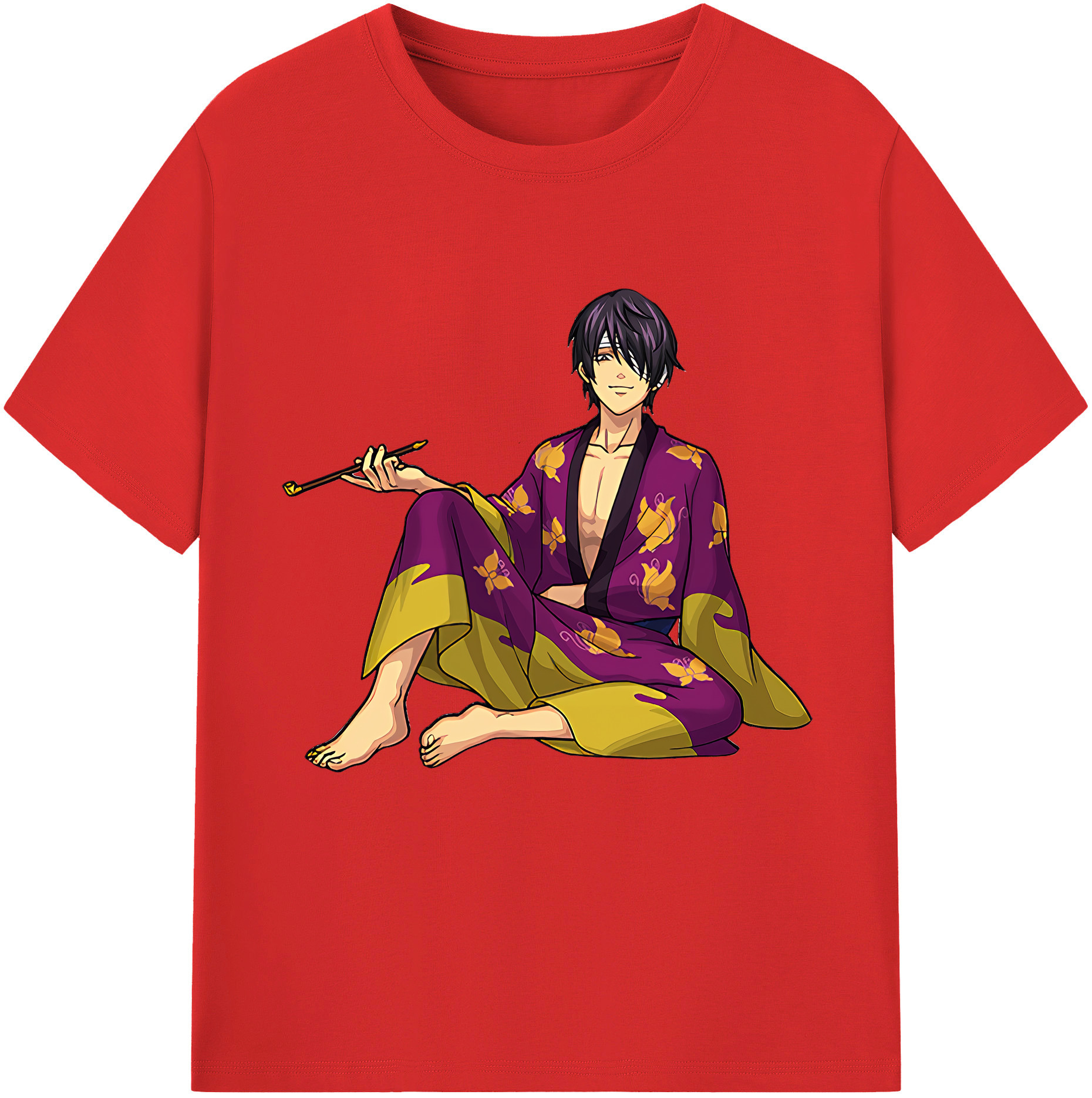 （画像用） ぎんたま 坂田銀時（さかたぎんとき） 神楽 志村新八（しむら しんぱち） GINTAMA Sakata Gintoki Kagura Shimura Shinpachi レディースカジュアルプリントTシャツ（綿100％）
