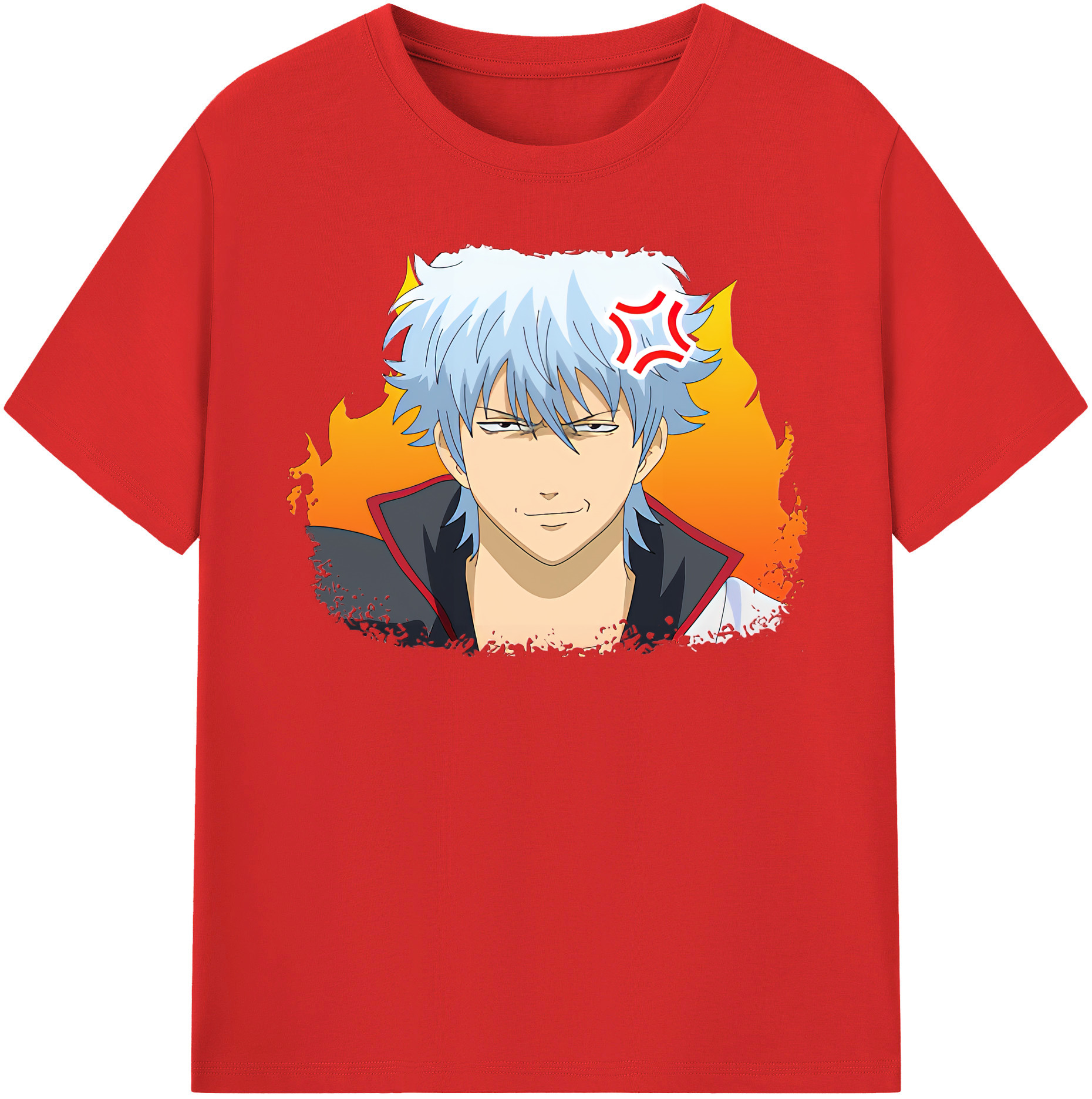 （画像用） ぎんたま 坂田銀時（さかたぎんとき） 神楽 志村新八（しむら しんぱち） GINTAMA Sakata Gintoki Kagura Shimura Shinpachi レディースカジュアルプリントTシャツ（綿100％）