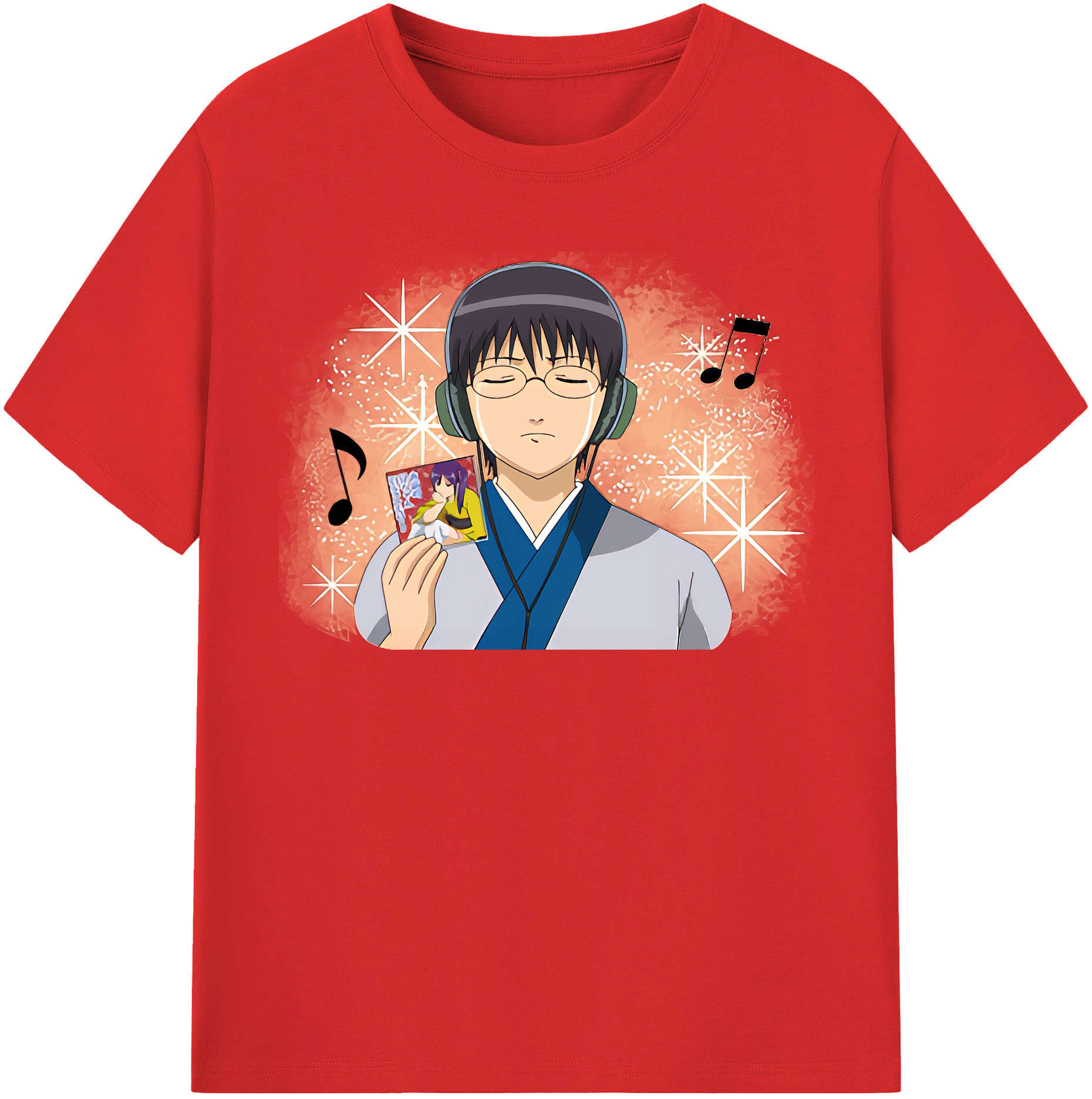 （画像用） ぎんたま 坂田銀時（さかたぎんとき） 神楽 志村新八（しむら しんぱち） GINTAMA Sakata Gintoki Kagura Shimura Shinpachi レディースカジュアルプリントTシャツ（綿100％）