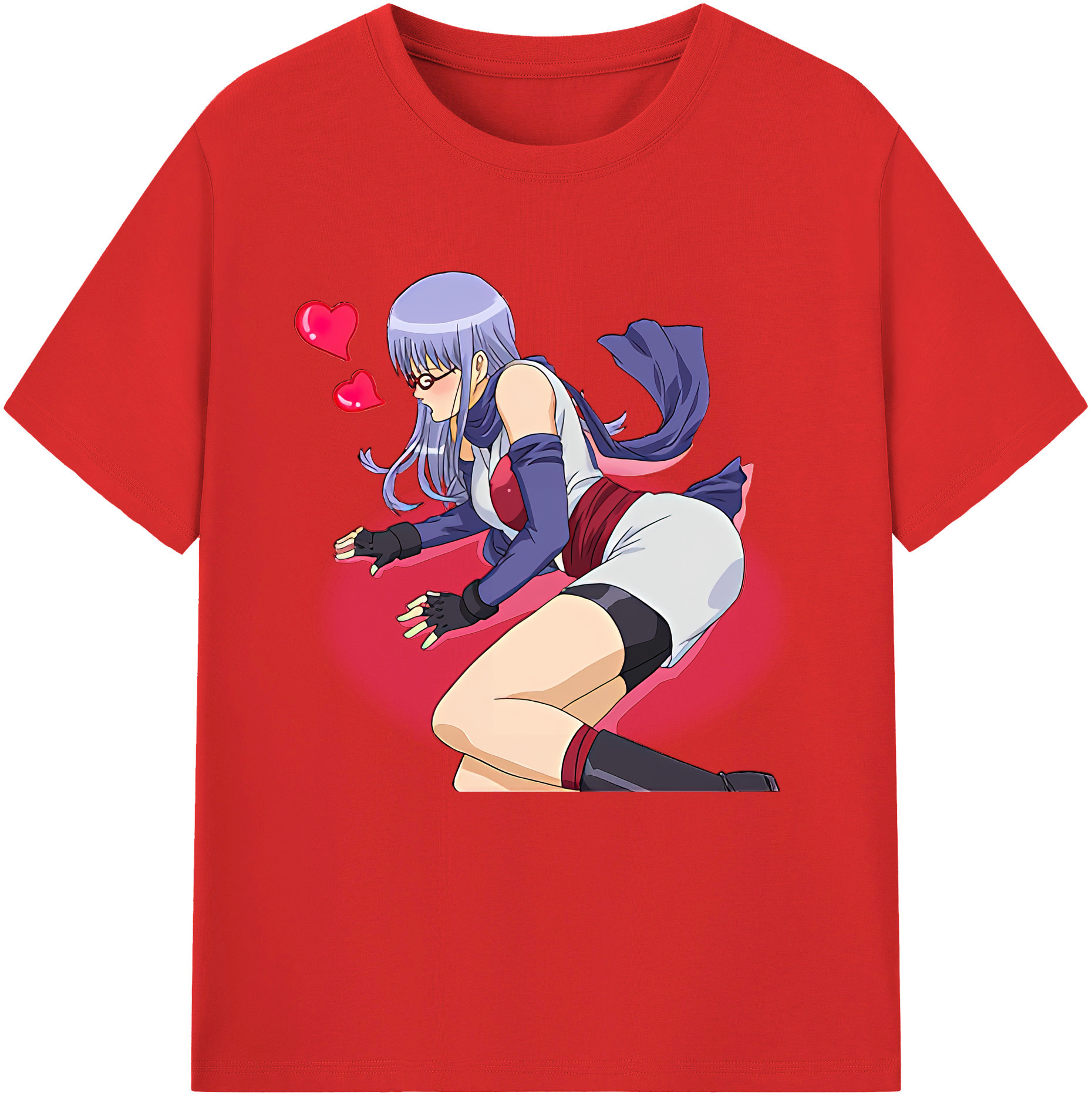 （画像用） ぎんたま 坂田銀時（さかたぎんとき） 神楽 志村新八（しむら しんぱち） GINTAMA Sakata Gintoki Kagura Shimura Shinpachi レディースカジュアルプリントTシャツ（綿100％）
