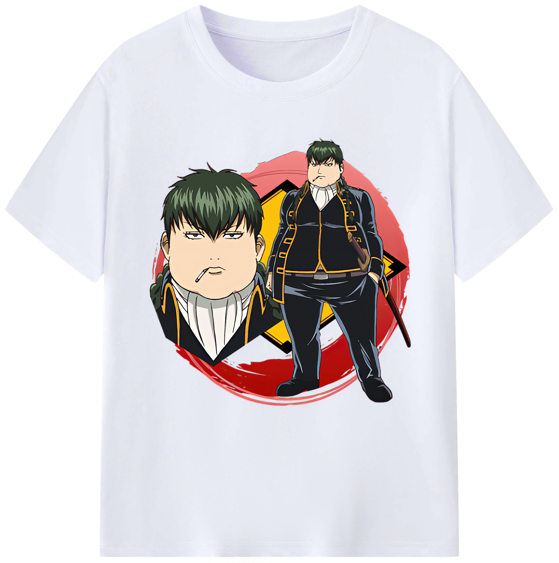 （画像用） ぎんたま 坂田銀時（さかたぎんとき） 神楽 志村新八（しむら しんぱち） GINTAMA Sakata Gintoki Kagura Shimura Shinpachi レディースカジュアルプリントTシャツ（綿100％）