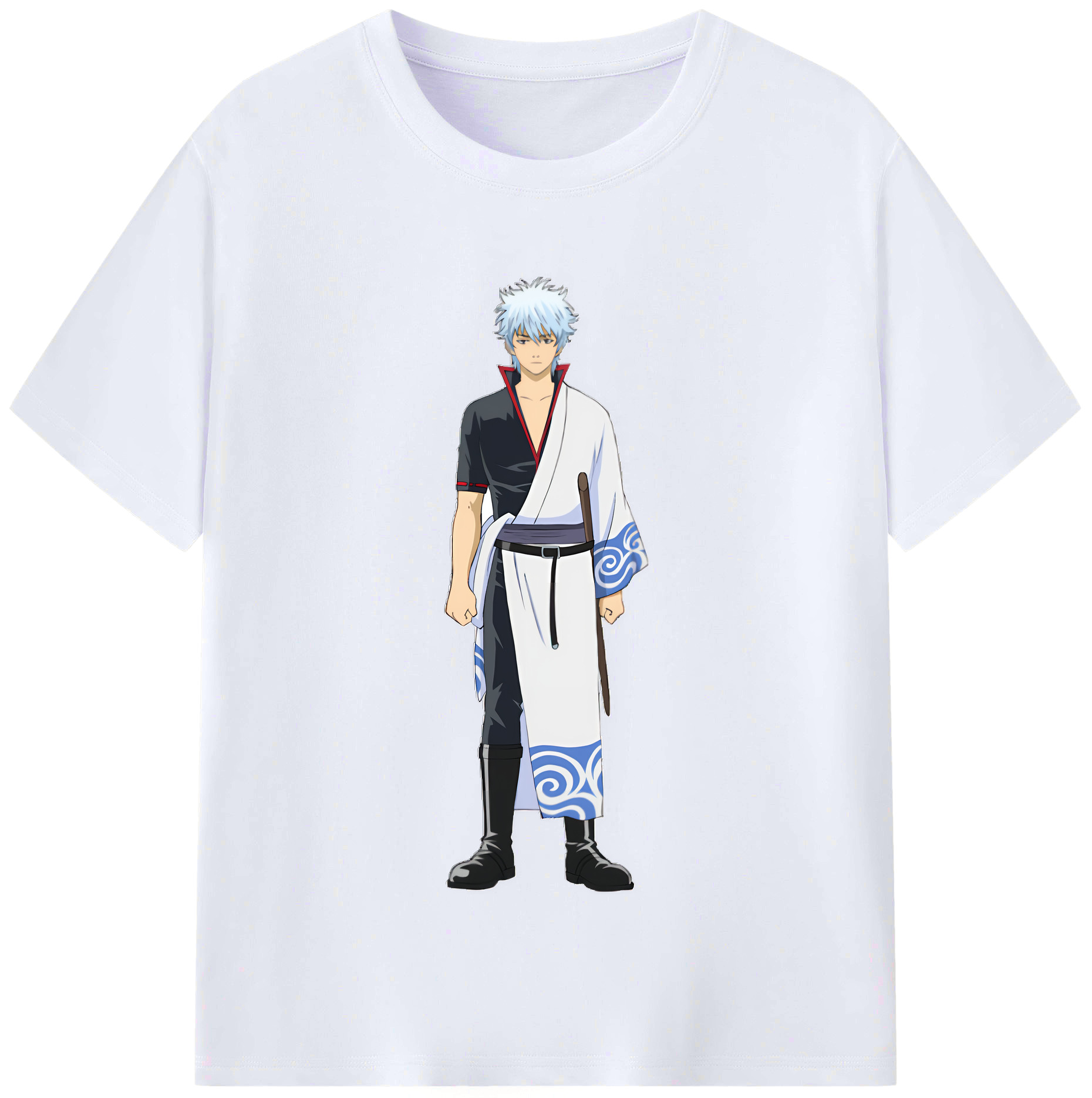 （画像用） ぎんたま 坂田銀時（さかたぎんとき） 神楽 志村新八（しむら しんぱち） GINTAMA Sakata Gintoki Kagura Shimura Shinpachi レディースカジュアルプリントTシャツ（綿100％）