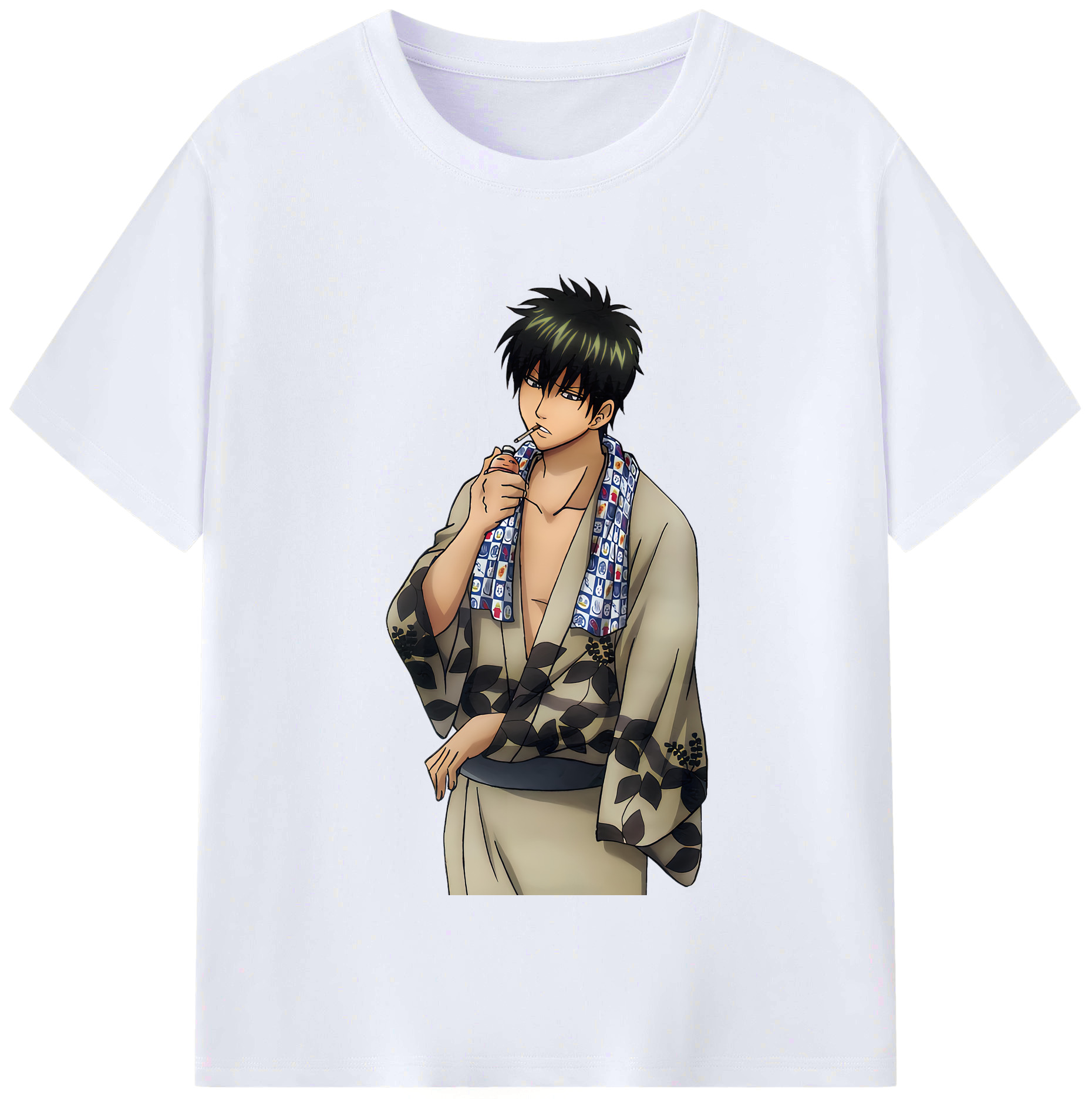 （画像用） ぎんたま 坂田銀時（さかたぎんとき） 神楽 志村新八（しむら しんぱち） GINTAMA Sakata Gintoki Kagura Shimura Shinpachi レディースカジュアルプリントTシャツ（綿100％）