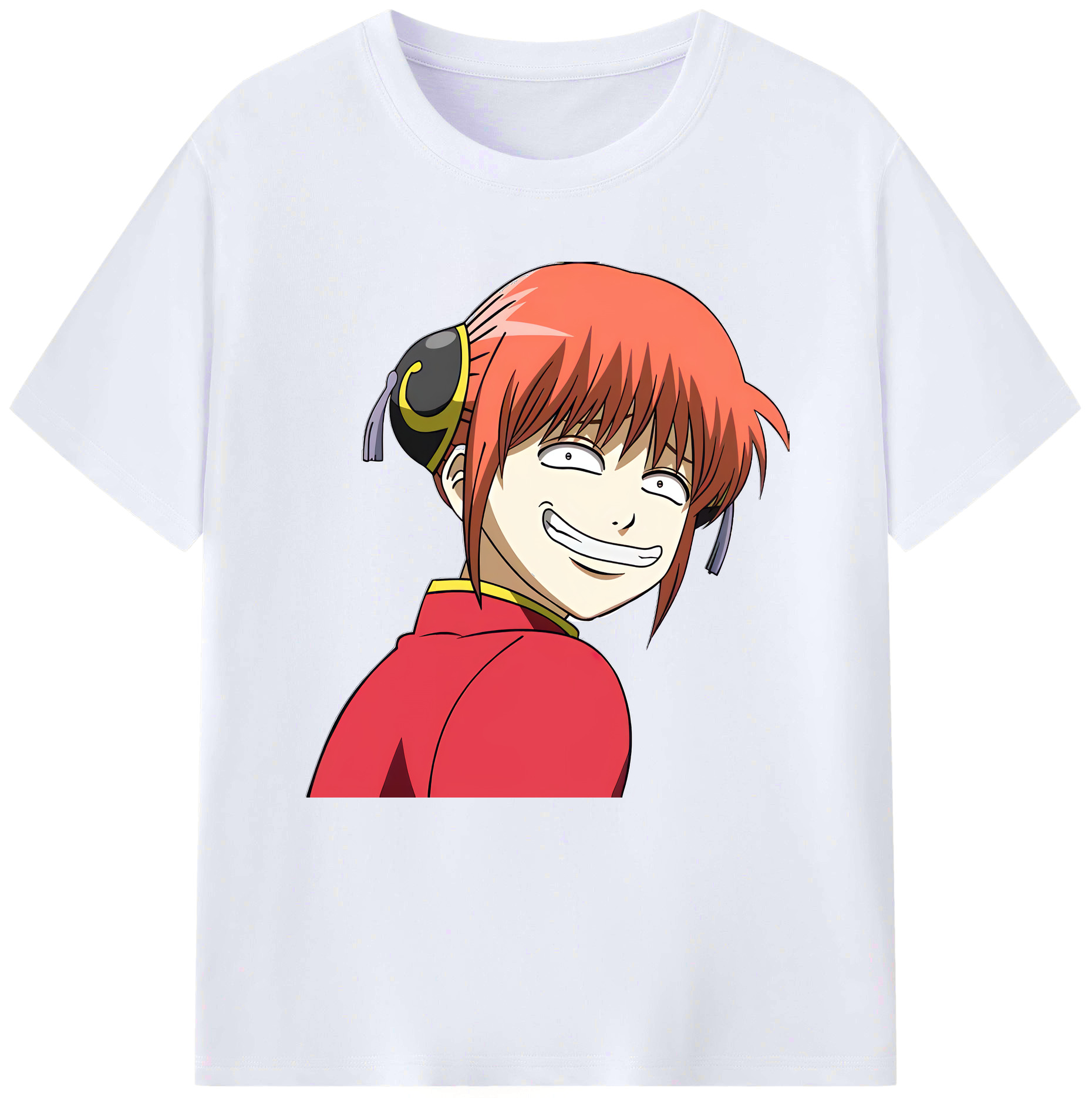 （画像用） ぎんたま 坂田銀時（さかたぎんとき） 神楽 志村新八（しむら しんぱち） GINTAMA Sakata Gintoki Kagura Shimura Shinpachi レディースカジュアルプリントTシャツ（綿100％）
