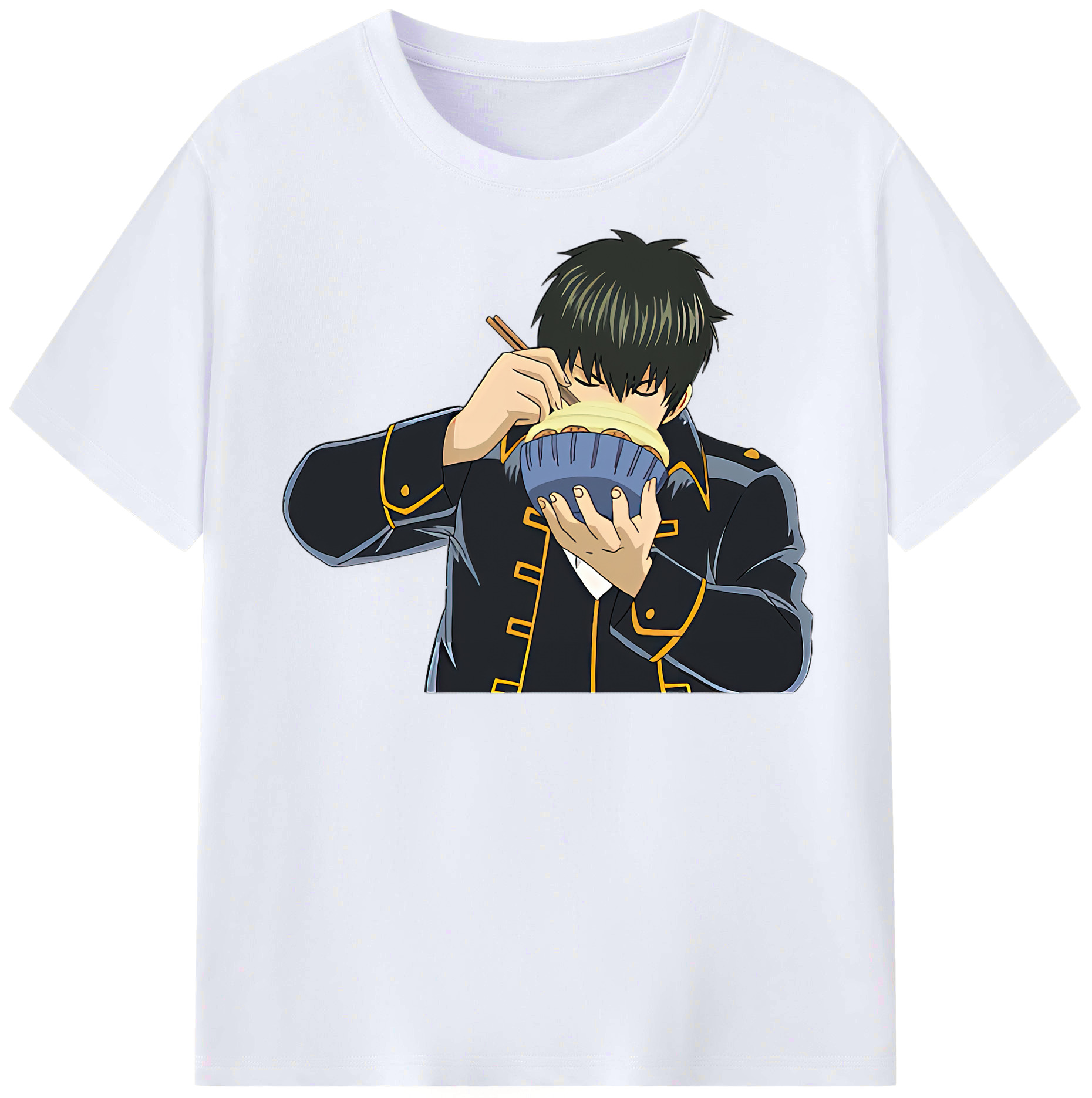 （画像用） ぎんたま 坂田銀時（さかたぎんとき） 神楽 志村新八（しむら しんぱち） GINTAMA Sakata Gintoki Kagura Shimura Shinpachi レディースカジュアルプリントTシャツ（綿100％）