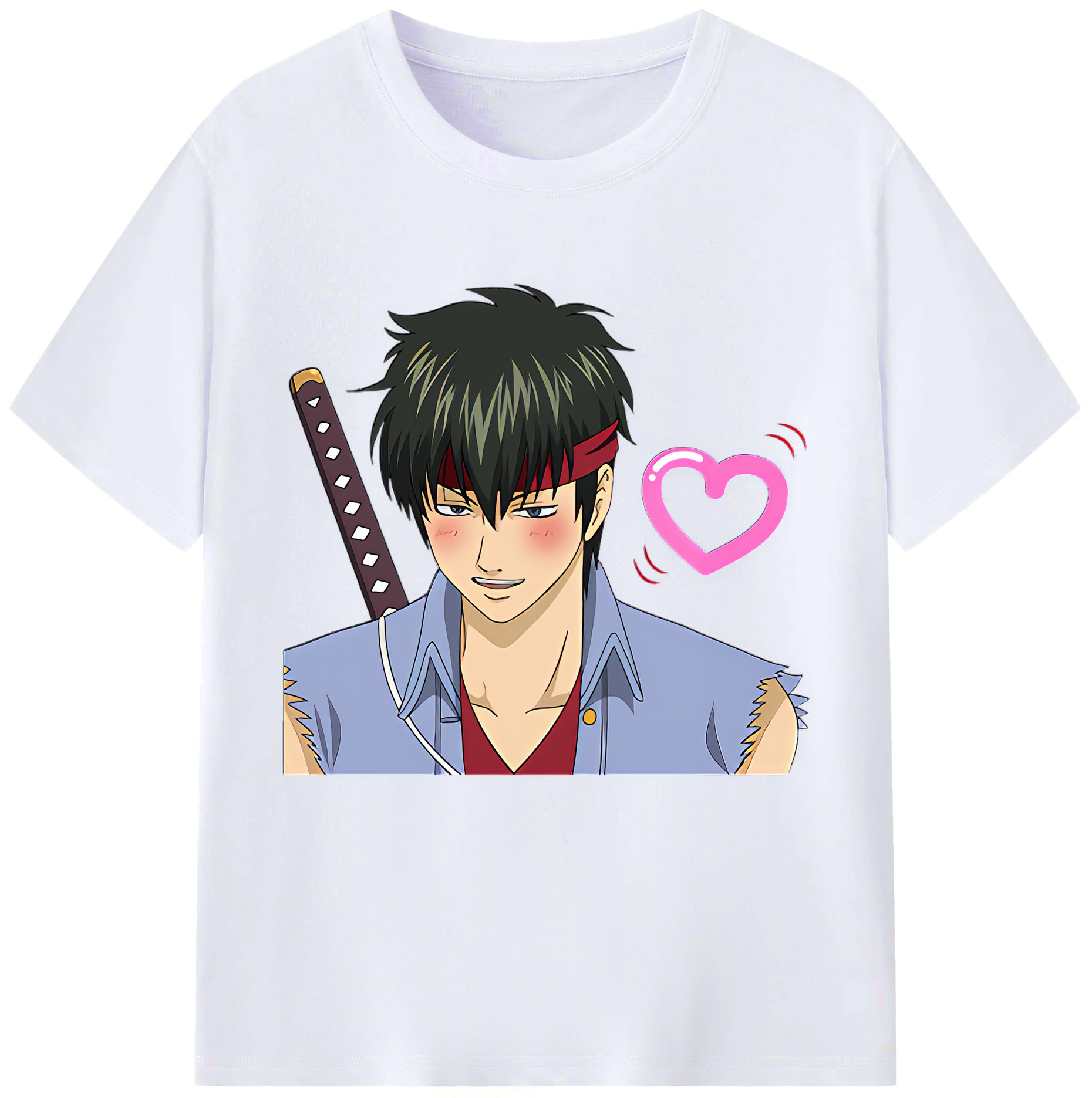 （画像用） ぎんたま 坂田銀時（さかたぎんとき） 神楽 志村新八（しむら しんぱち） GINTAMA Sakata Gintoki Kagura Shimura Shinpachi レディースカジュアルプリントTシャツ（綿100％）