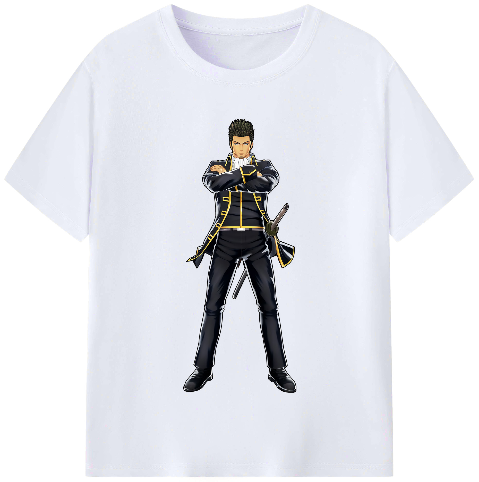 （画像用） ぎんたま 坂田銀時（さかたぎんとき） 神楽 志村新八（しむら しんぱち） GINTAMA Sakata Gintoki Kagura Shimura Shinpachi レディースカジュアルプリントTシャツ（綿100％）