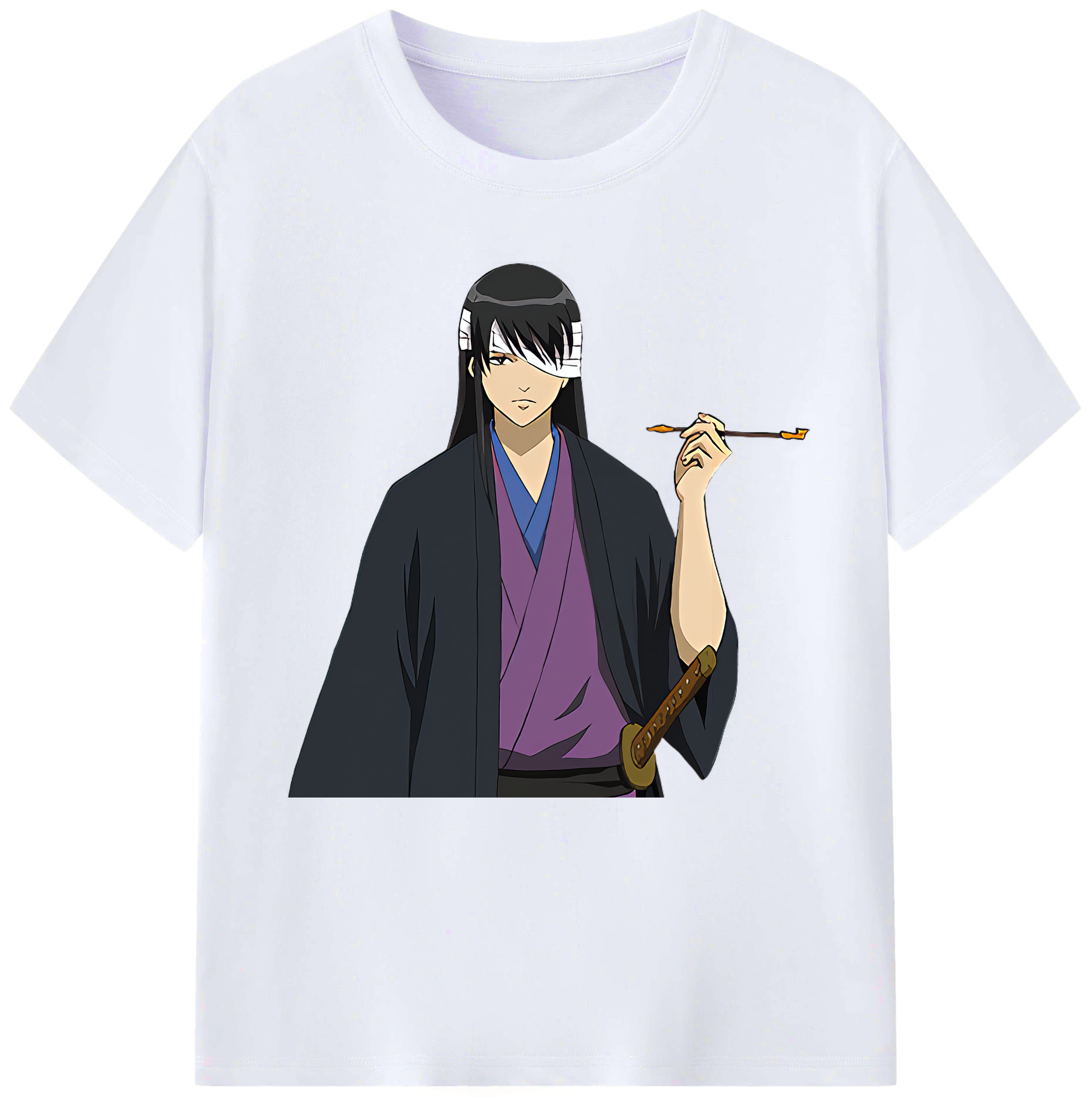 （画像用） ぎんたま 坂田銀時（さかたぎんとき） 神楽 志村新八（しむら しんぱち） GINTAMA Sakata Gintoki Kagura Shimura Shinpachi レディースカジュアルプリントTシャツ（綿100％）